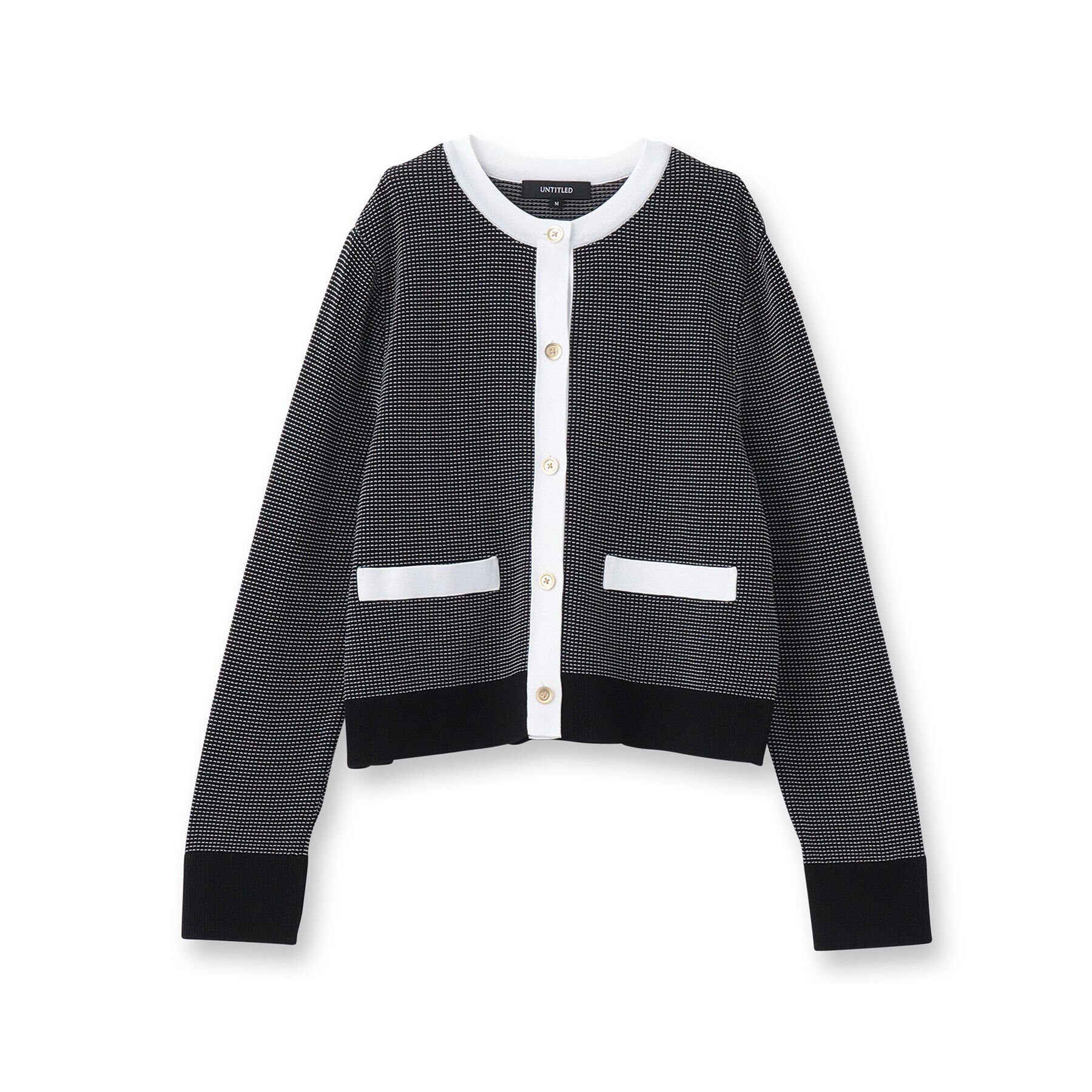 UNTITLED「【配色カラー/アンサンブル可能】キレイめ カーディガンニット」|カーディガン|