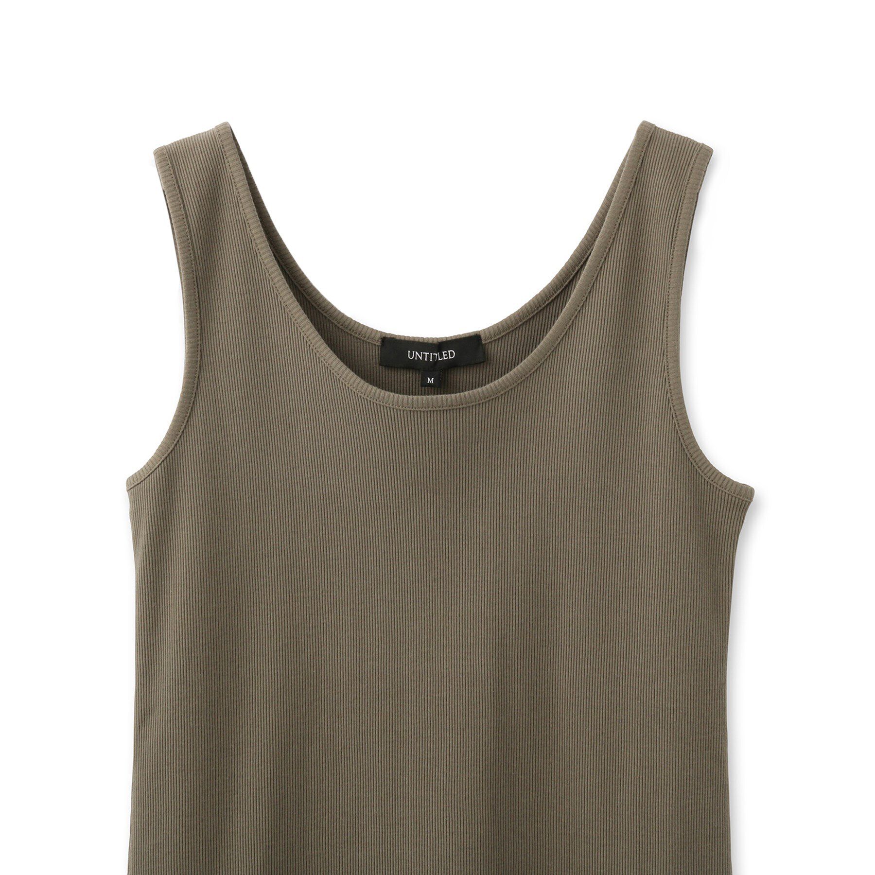 UNTITLED「コットンテレコタンクトップ」|キャミソール|
