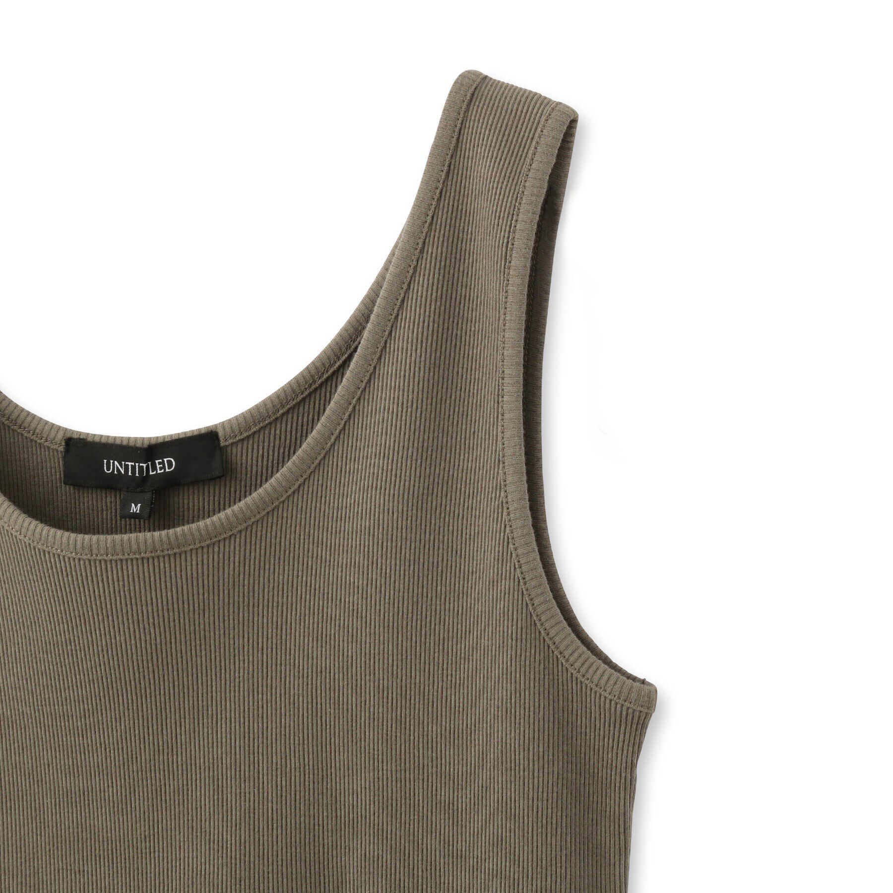 UNTITLED「コットンテレコタンクトップ」|キャミソール|
