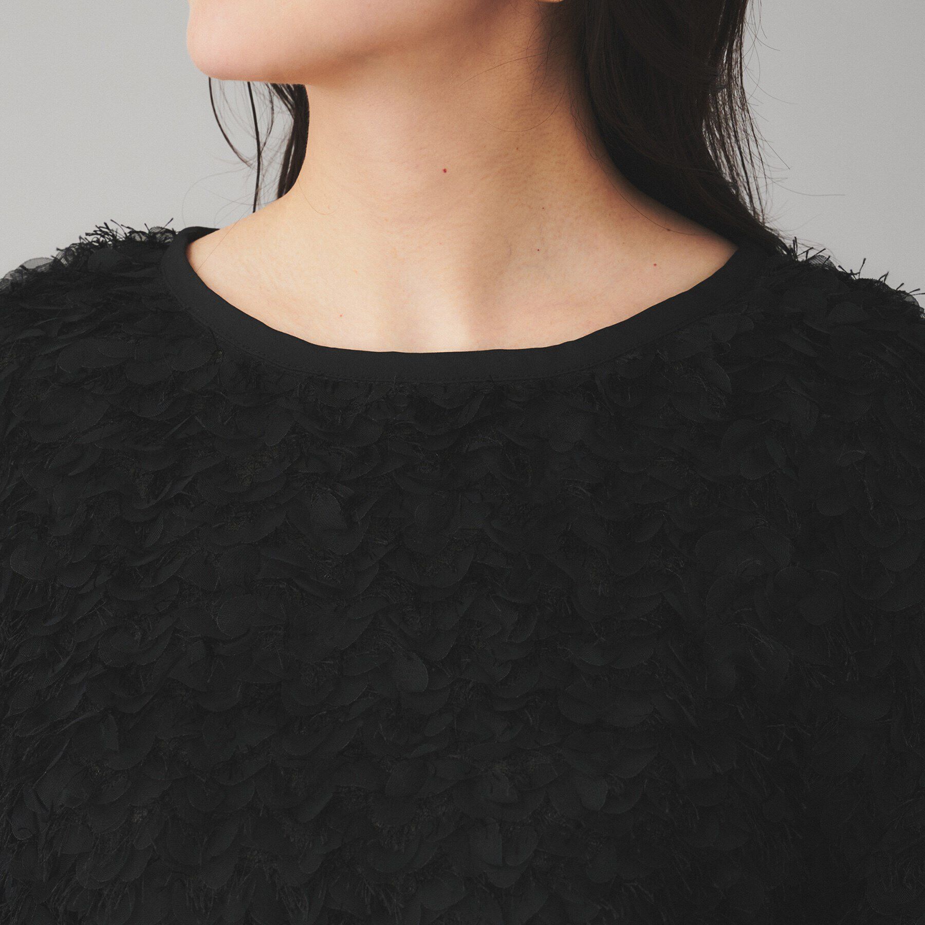 UNTITLED「【Mewl】ふわふわジャカードブラウス」|シャツ・ブラウス|