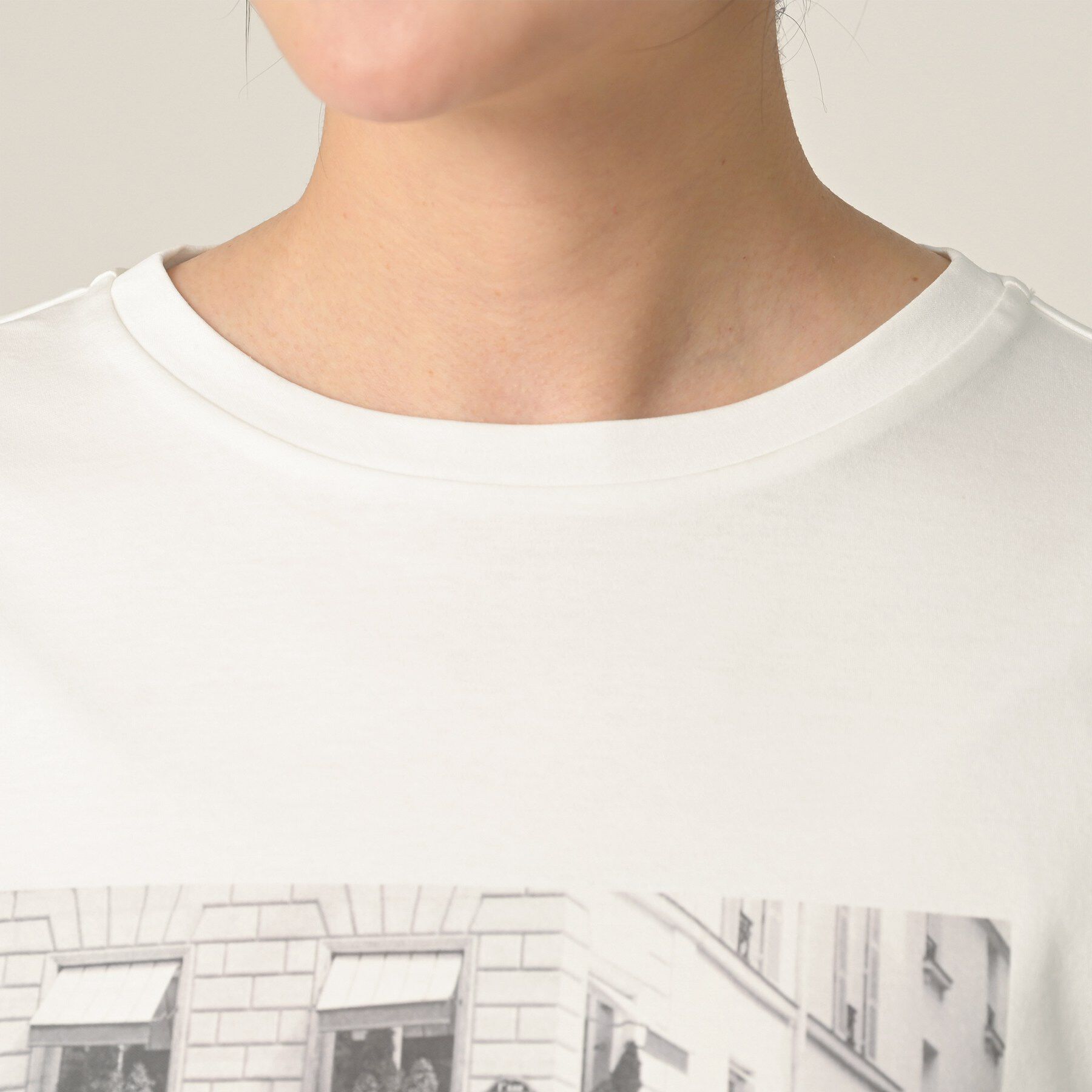 UNTITLED「【コットン100/洗える】フォトロングTシャツ」|Tシャツ・カットソー|