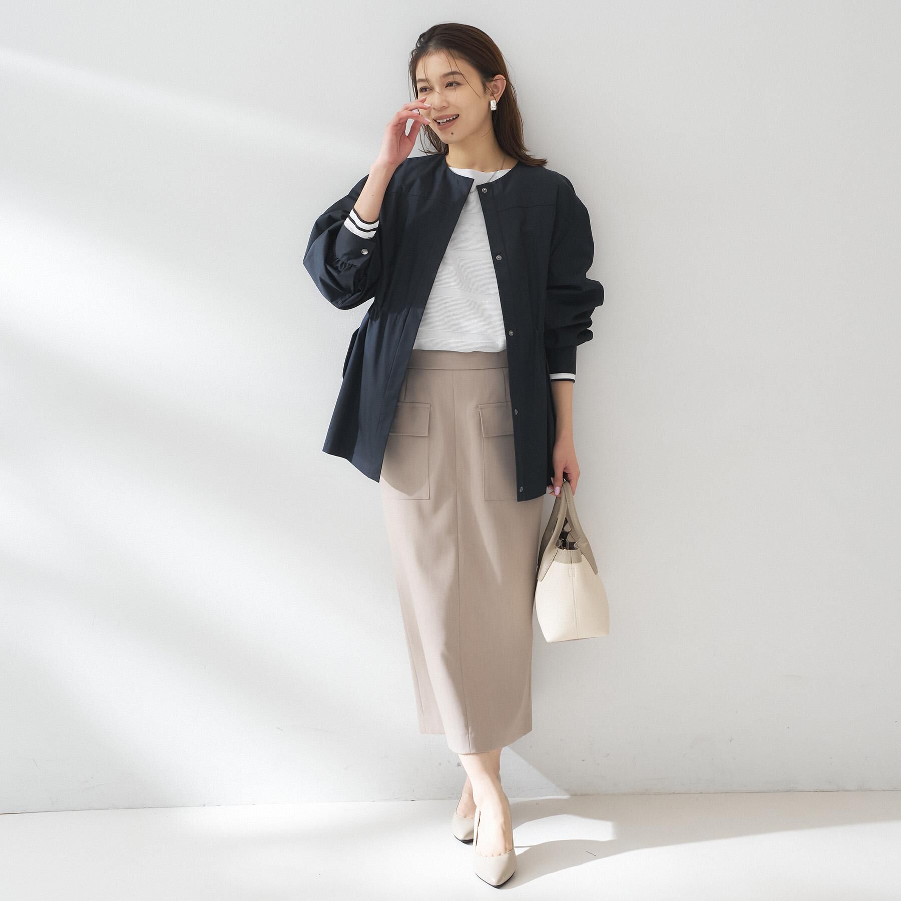 UNTITLED「【ゆったり/洗える】クロップドニットプルオーバー」|ニット・セーター|