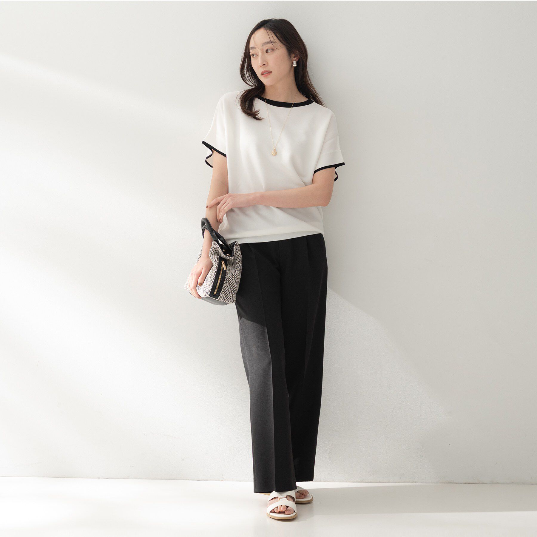 UNTITLED「前後2WAYフレンチスリーブニット」|ニット・セーター|