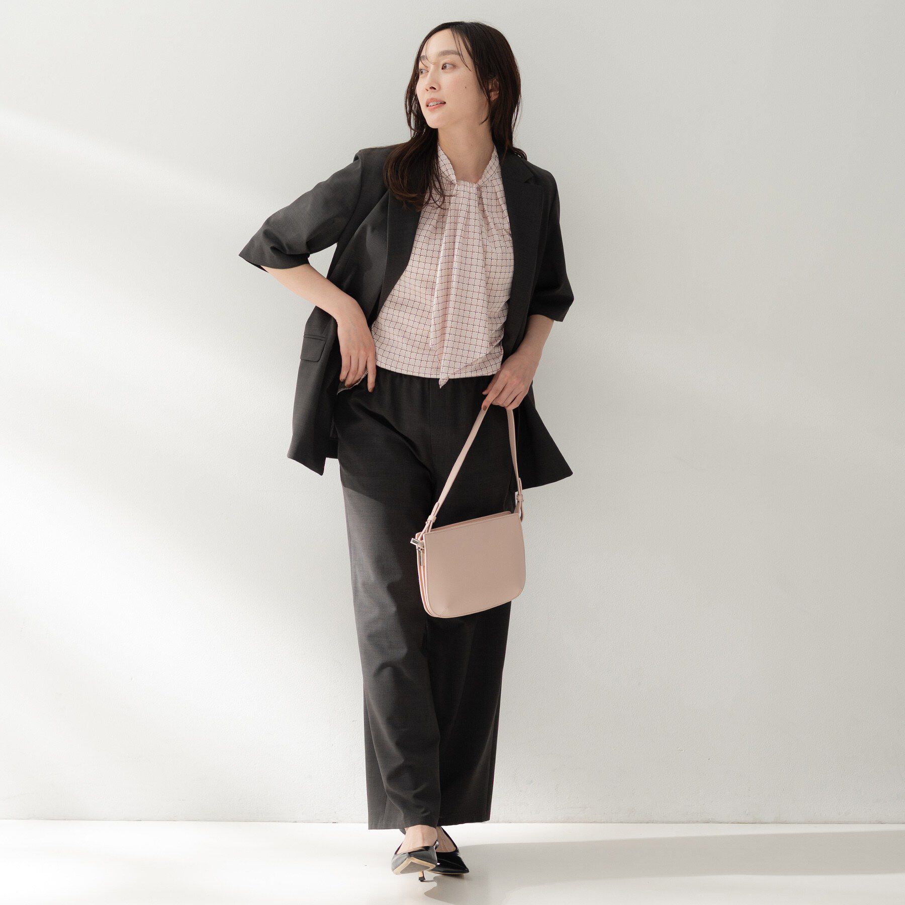 UNTITLED「ジオメボウタイブラウス」|シャツ・ブラウス|