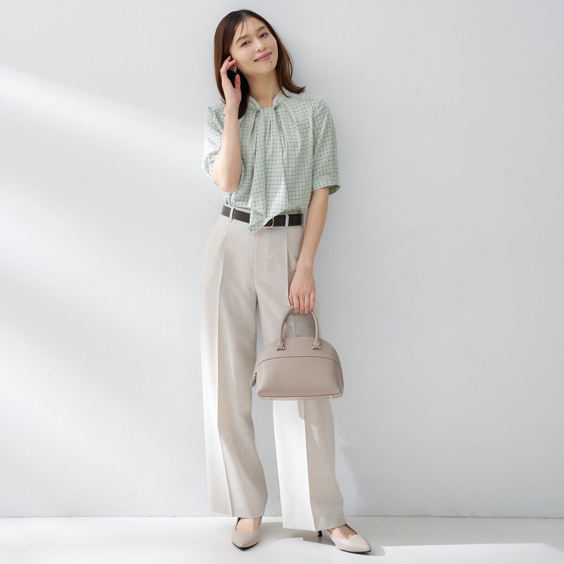 UNTITLED「ジオメボウタイブラウス」|シャツ・ブラウス|