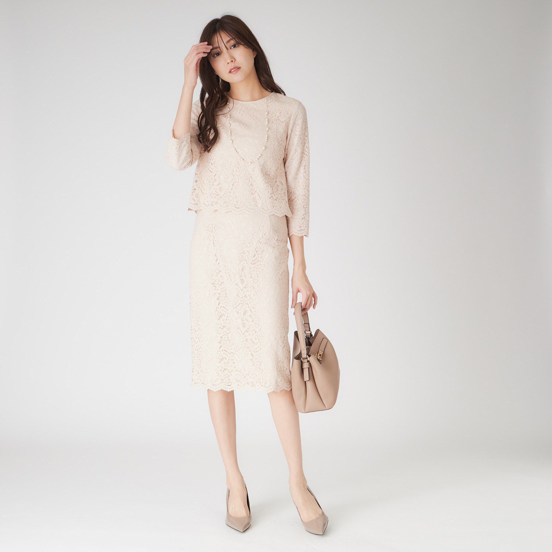 COUP DE CHANCE「【洗える】レースブラウス」|シャツ・ブラウス|