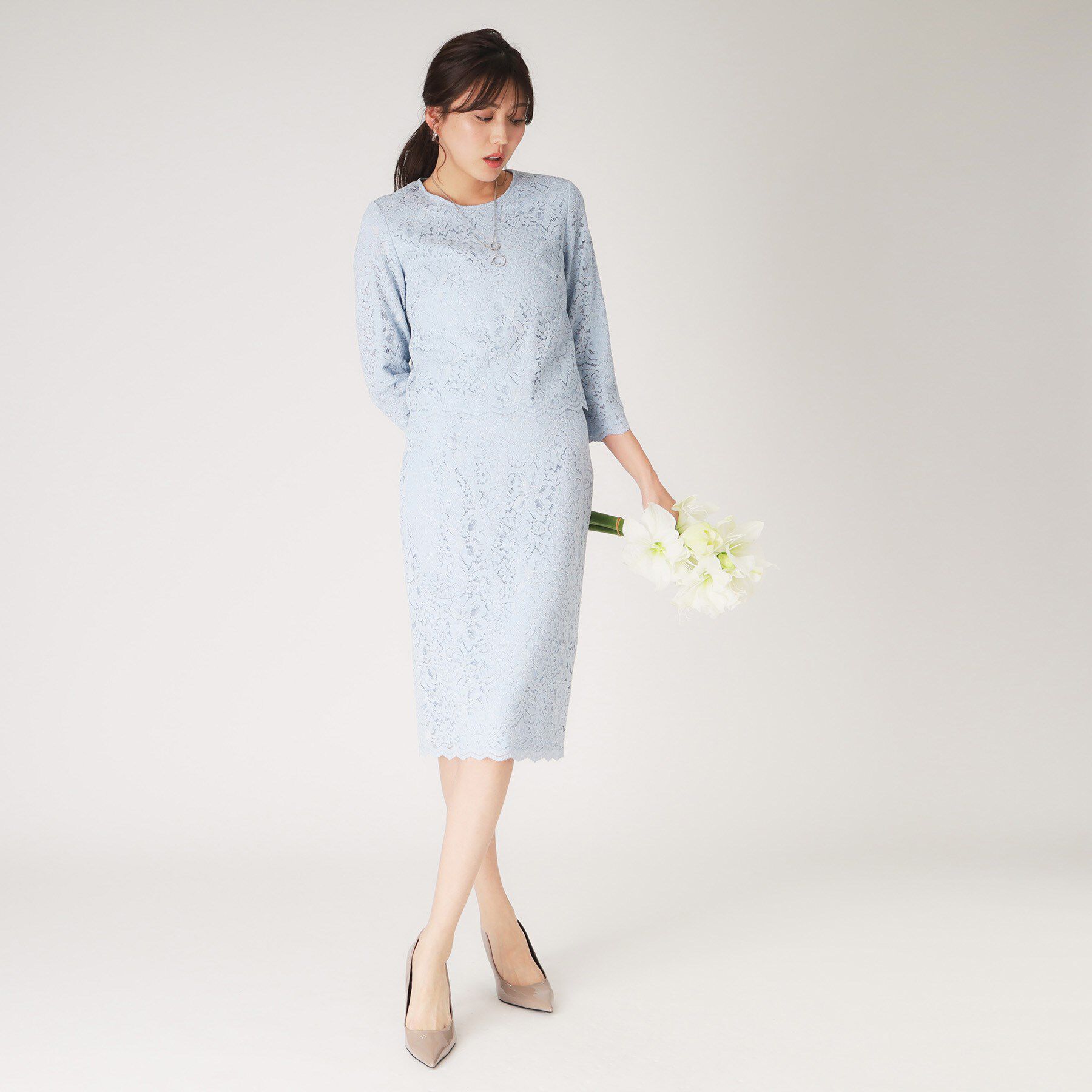 COUP DE CHANCE「【洗える】レースブラウス」|シャツ・ブラウス|