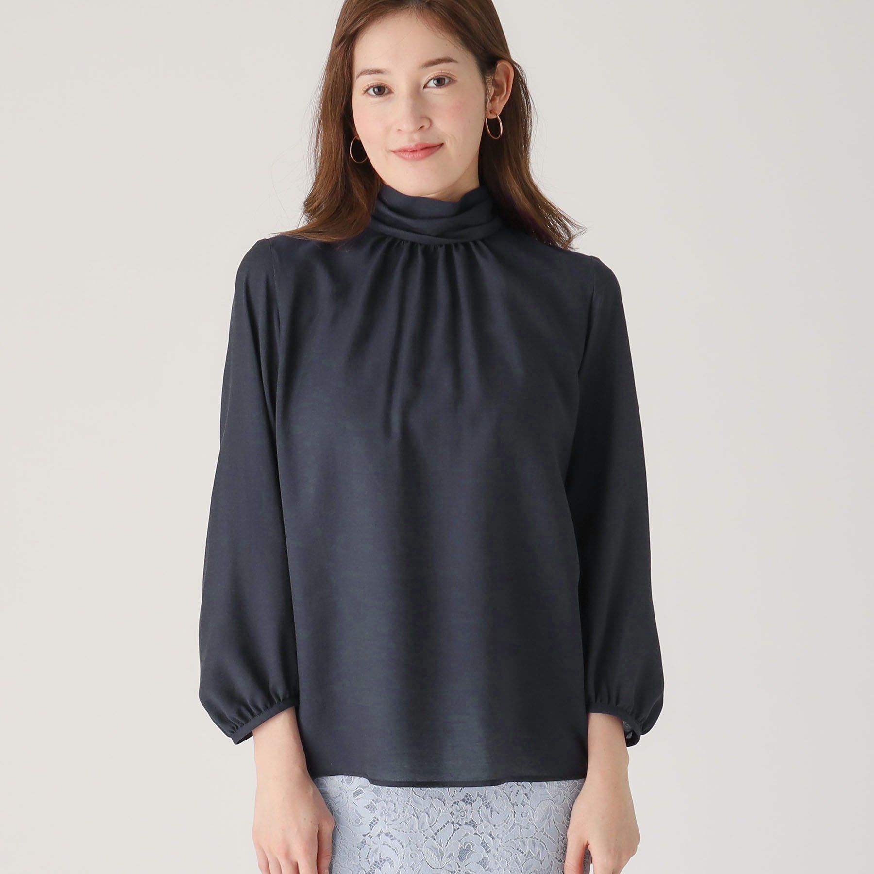 COUP DE CHANCE「【洗える／日本製】ねじりデザインブラウス」|シャツ・ブラウス|