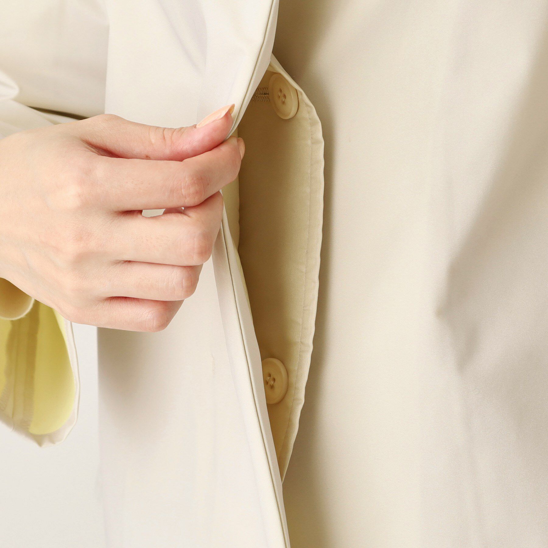 COUP DE CHANCE「【洗える】配色使いショート丈コート」|その他|