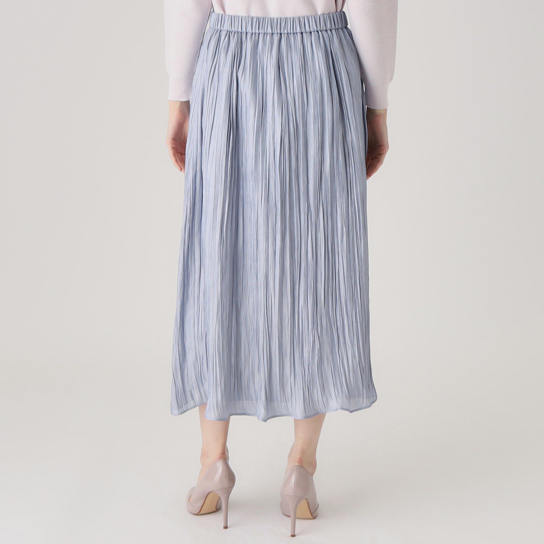 COUP DE CHANCE「【洗える／日本製／ウエストゴム】ランダムプリーツスカート」|スカート|