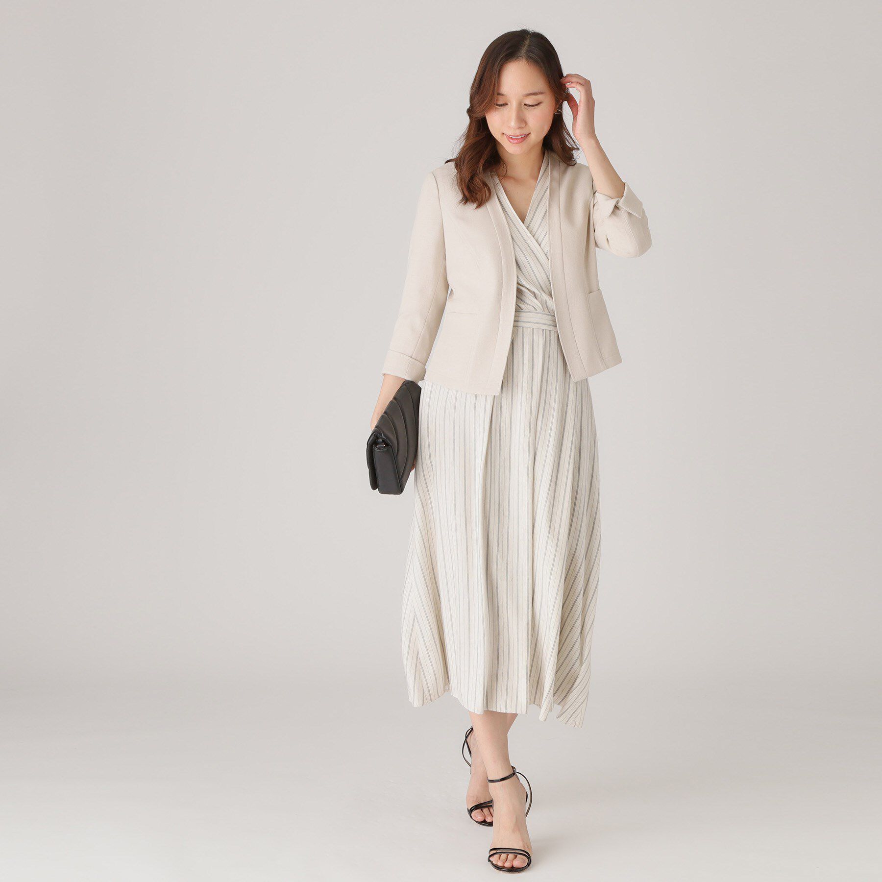 COUP DE CHANCE「【手洗い可／日本製】ノーカラージャケット」|ノーカラージャケット|