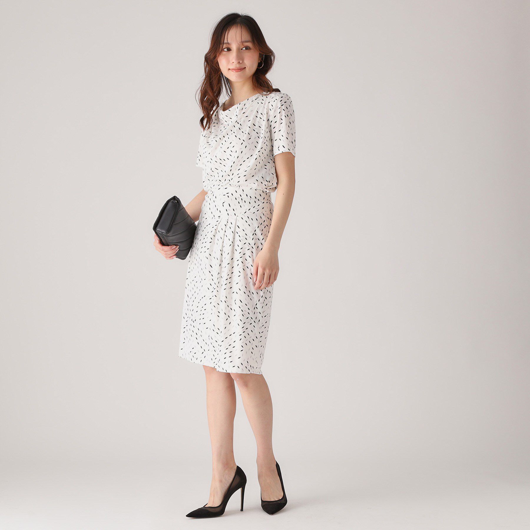 COUP DE CHANCE「【洗える／日本製】ジオメトリック柄カットソー」|Tシャツ・カットソー|