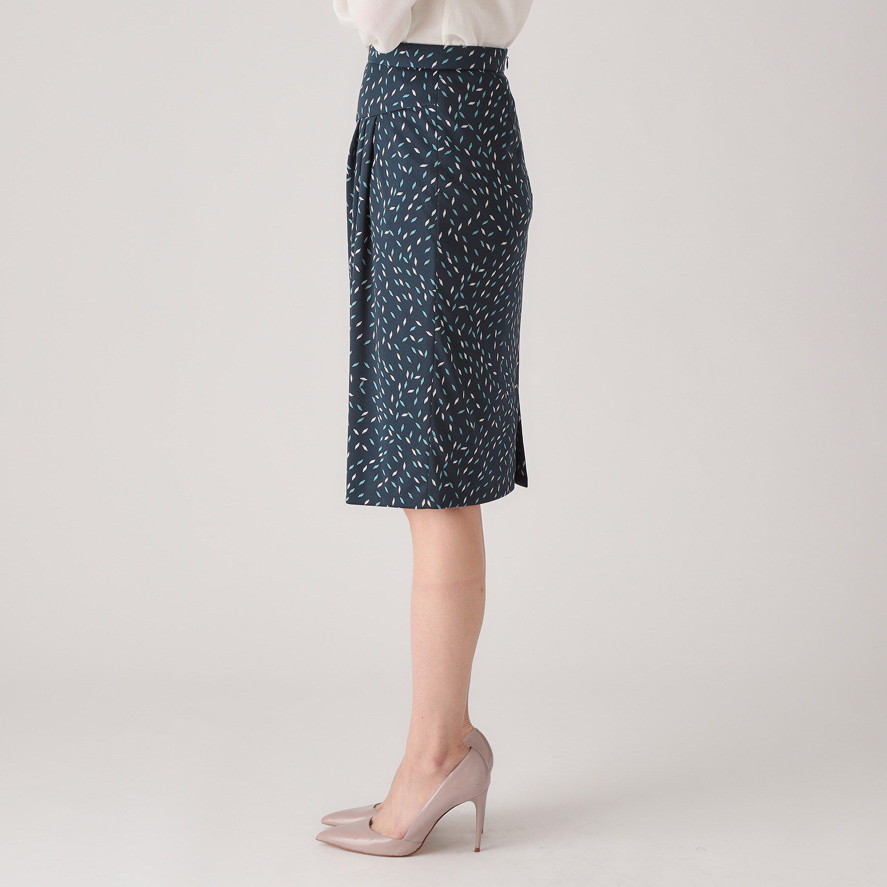 COUP DE CHANCE「【洗える／日本製】ジオメトリック柄タイトスカート」|スカート|