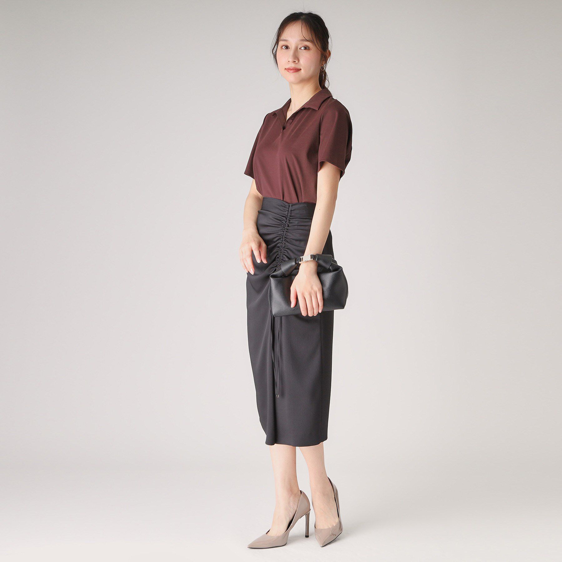 COUP DE CHANCE「【洗える／日本製】スキッパーカットソー」|Tシャツ・カットソー|