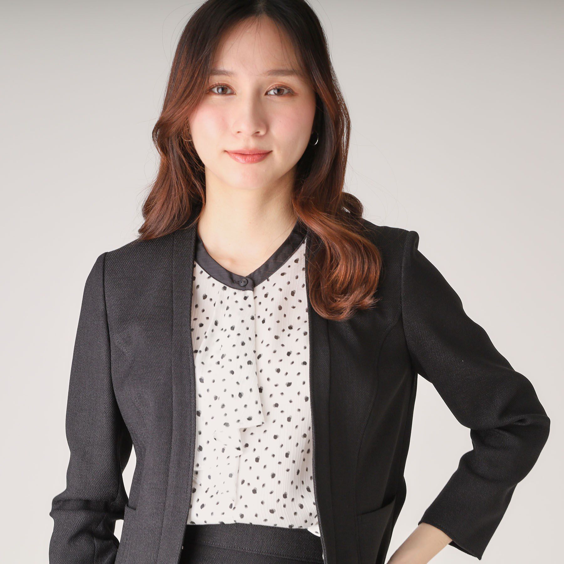 COUP DE CHANCE「【洗える】フリルデザインブラウス」|シャツ・ブラウス|