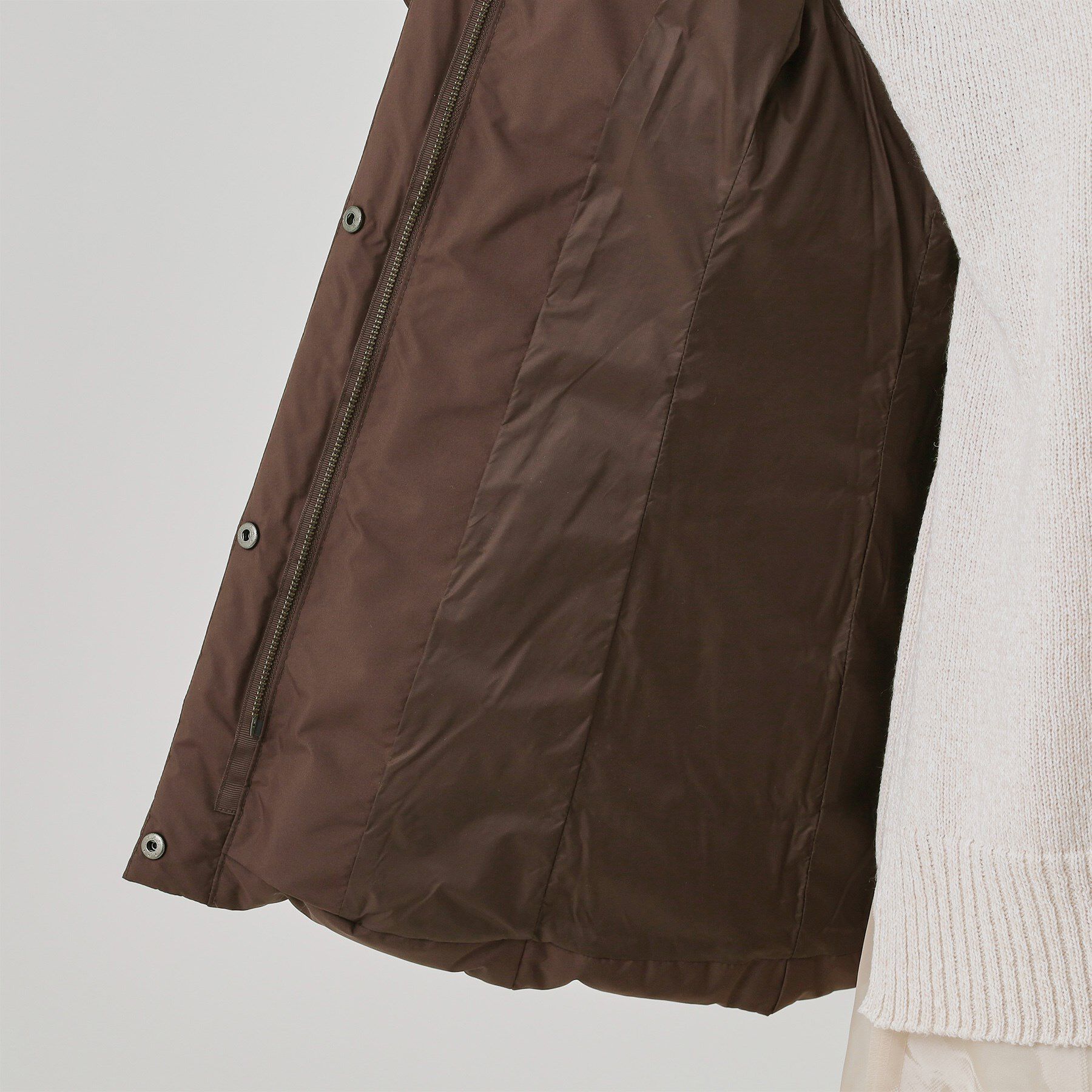 COUP DE CHANCE「【フランス産ホワイトダックダウン／FP800保温性◎／抗菌防臭／手洗い可】ミドル丈ダウンコート」|ダウン|