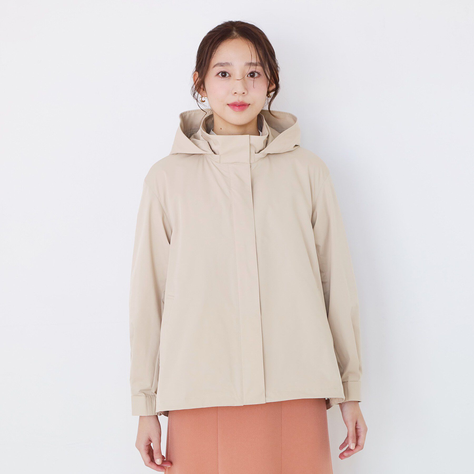 COUP DE CHANCE「【手洗い可／裏地なし／袖プッシュアップ可／フード取外し可】マウンテンパーカー」|ブルゾン・スタジャン|