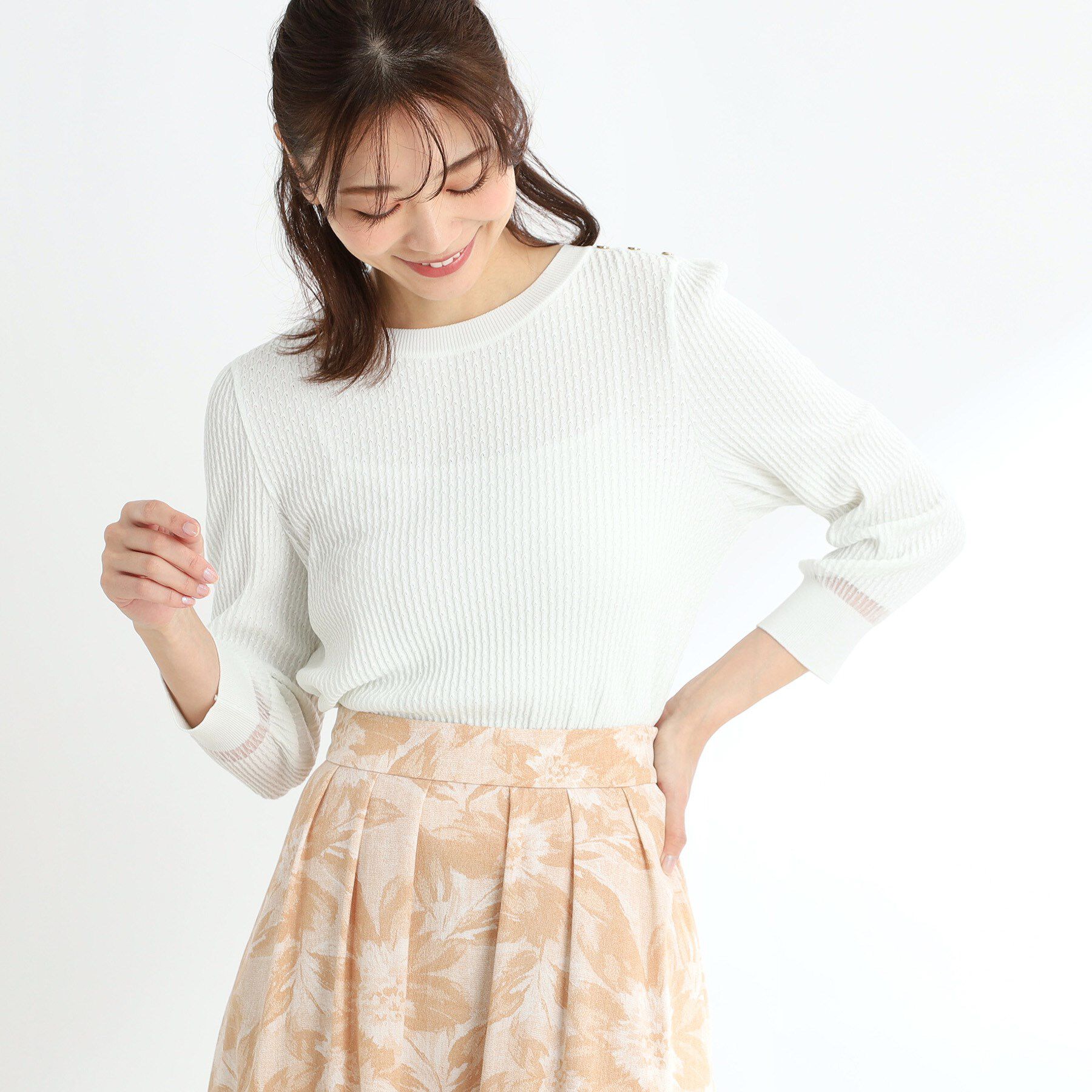 Reflect「ボタンディティールニット」|ニット・セーター|