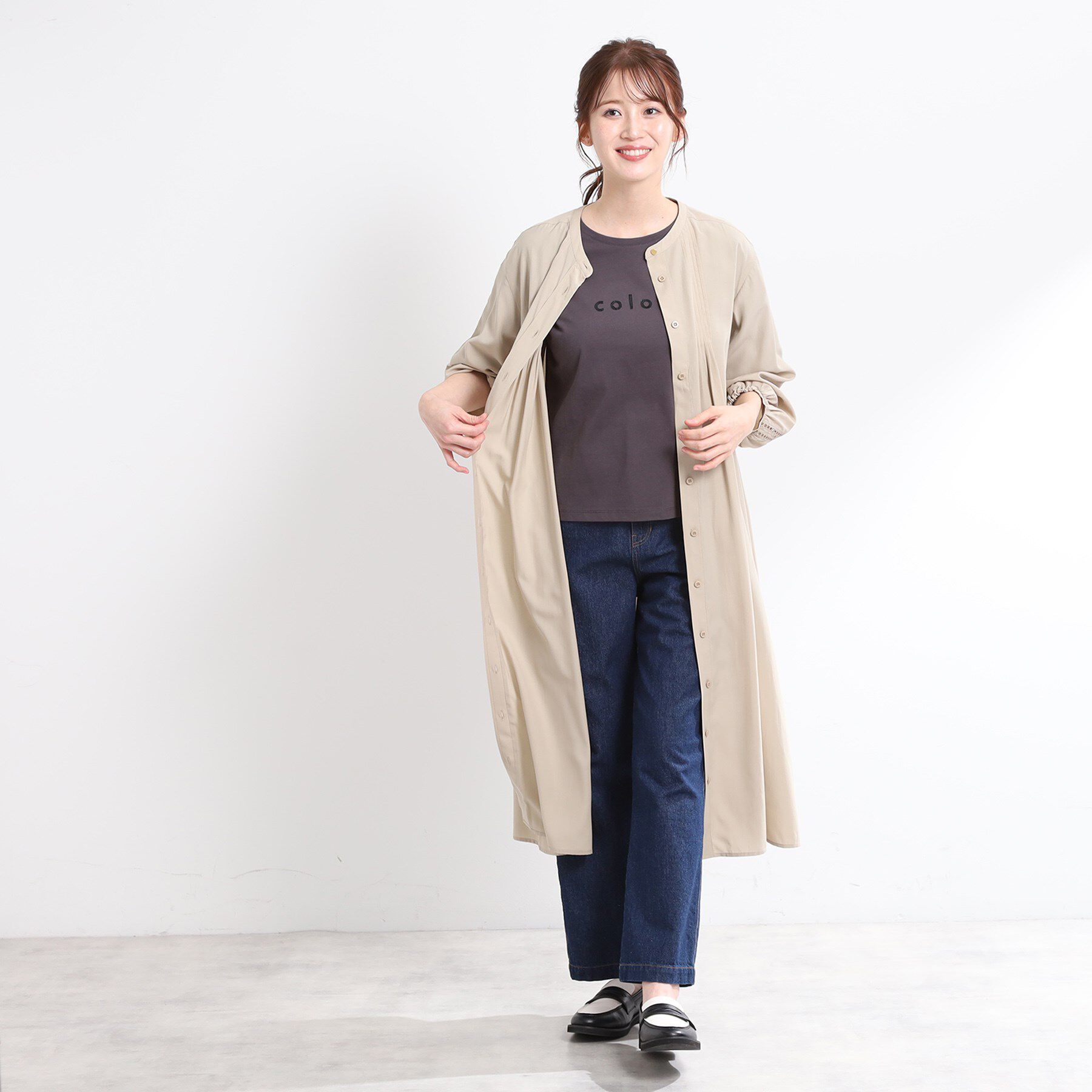 Reflect「【夏SALE／E‐QUALITY／羽織にも◎】エンブロイダリーワンピース」|ワンピース|