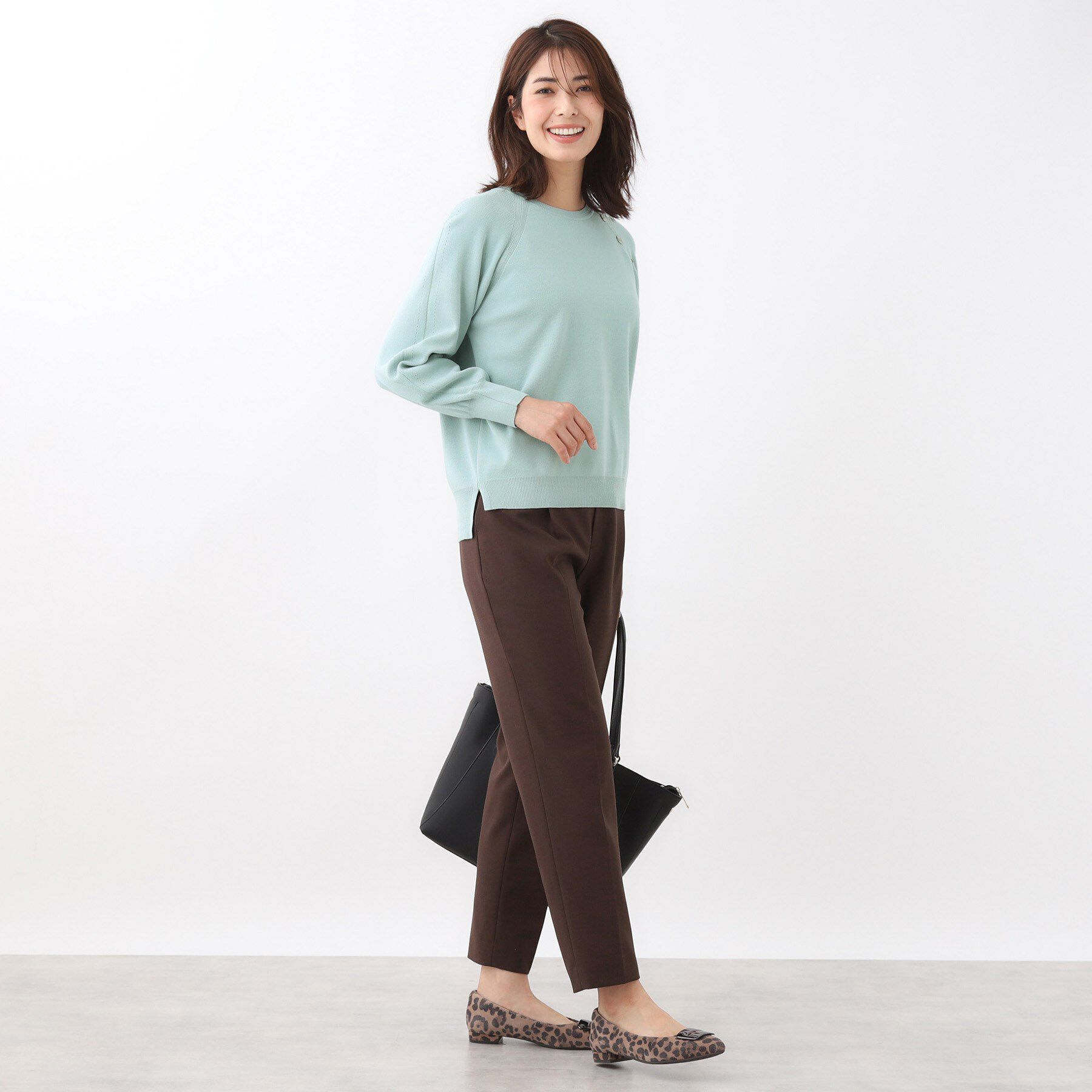 Reflect「【ゆったり着られる◎】ラグランスリーブニット」|ニット・セーター|