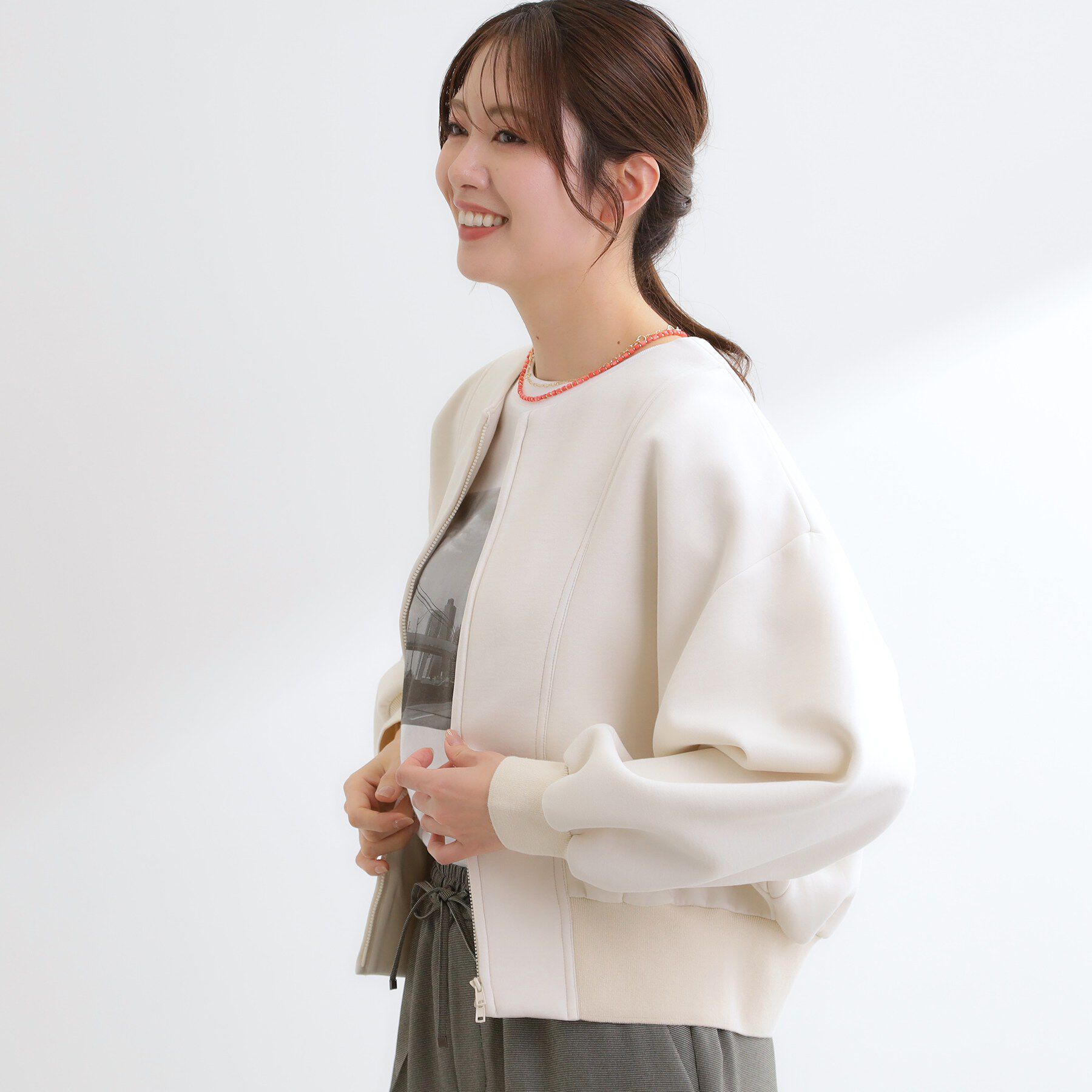 Reflect「ダブルジップライトブルゾン」|ブルゾン・スタジャン|