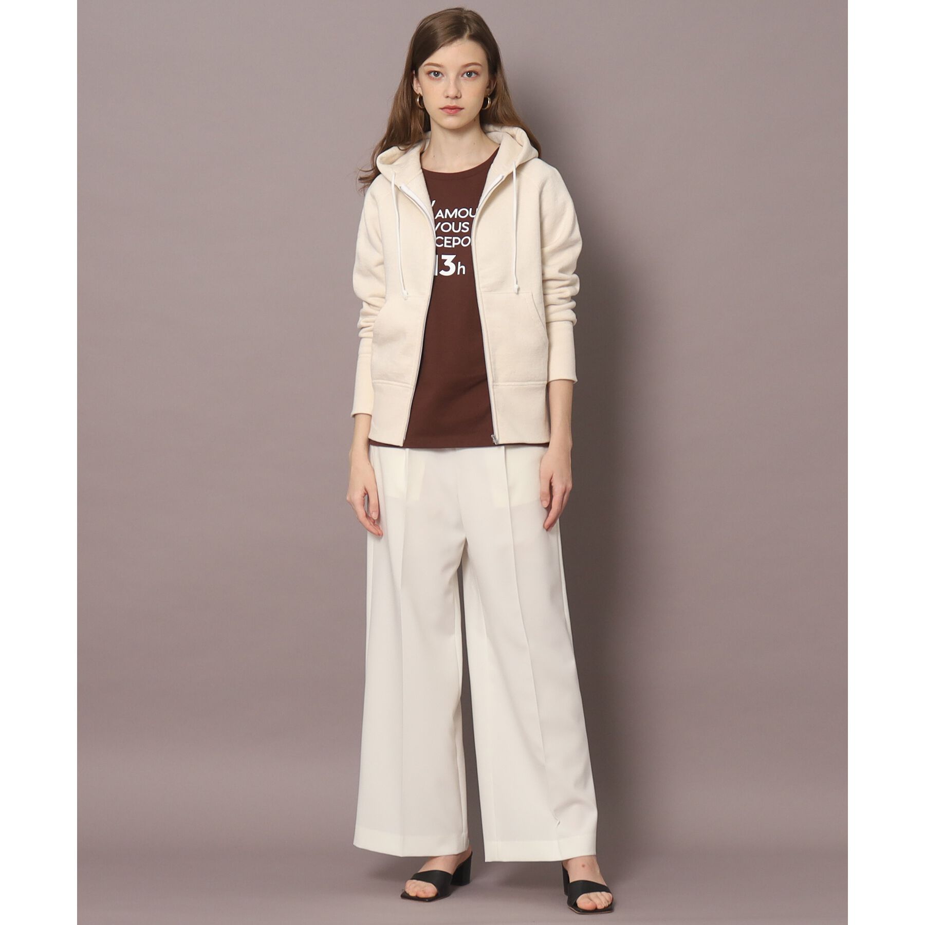 DRESSTERIOR「デキシー吊裏毛ジップアップパーカ」|パーカー|