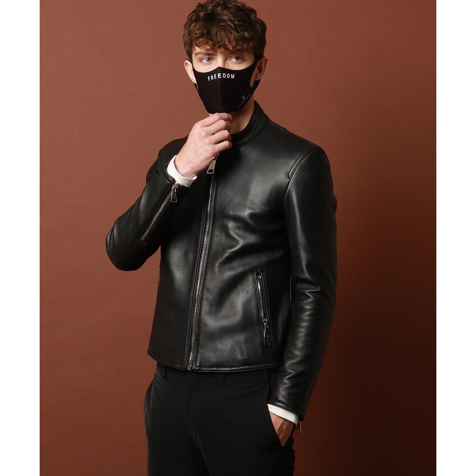 DRESSTERIOR「【干場義雅&times;DRESSTERIOR】レザーライダースジャケット」|ライダースジャケット|