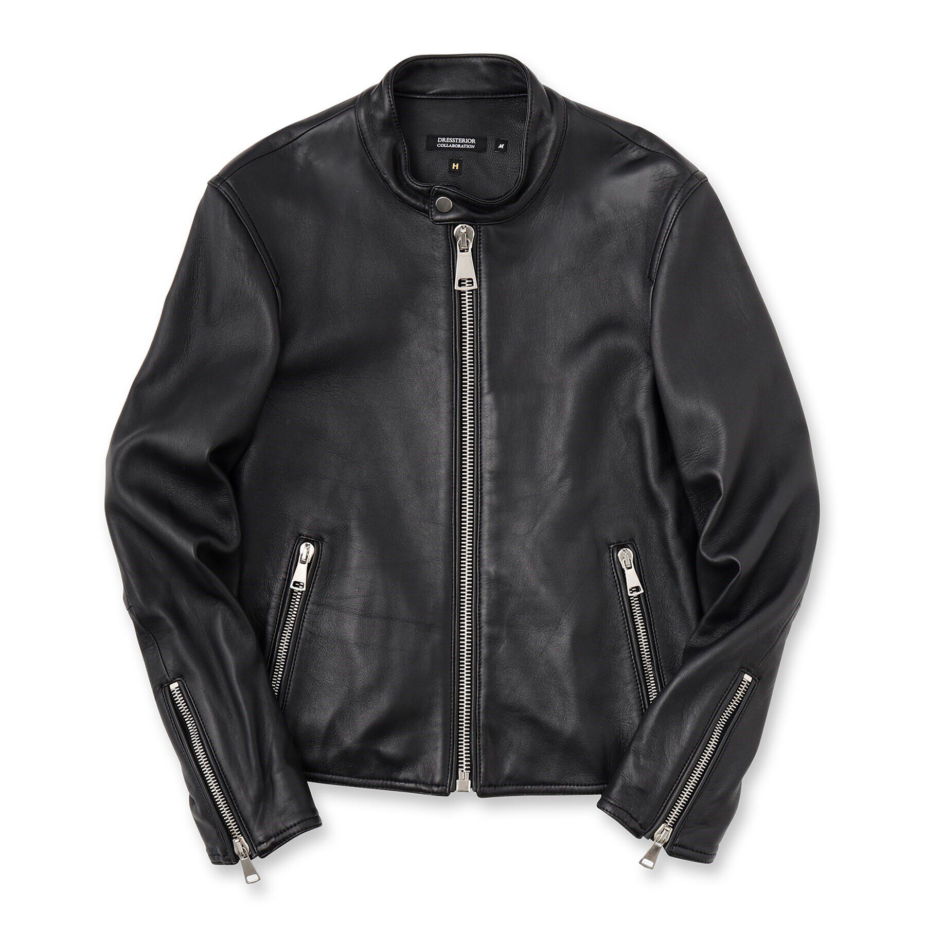 DRESSTERIOR「【干場義雅&times;DRESSTERIOR】レザーライダースジャケット」|ライダースジャケット|
