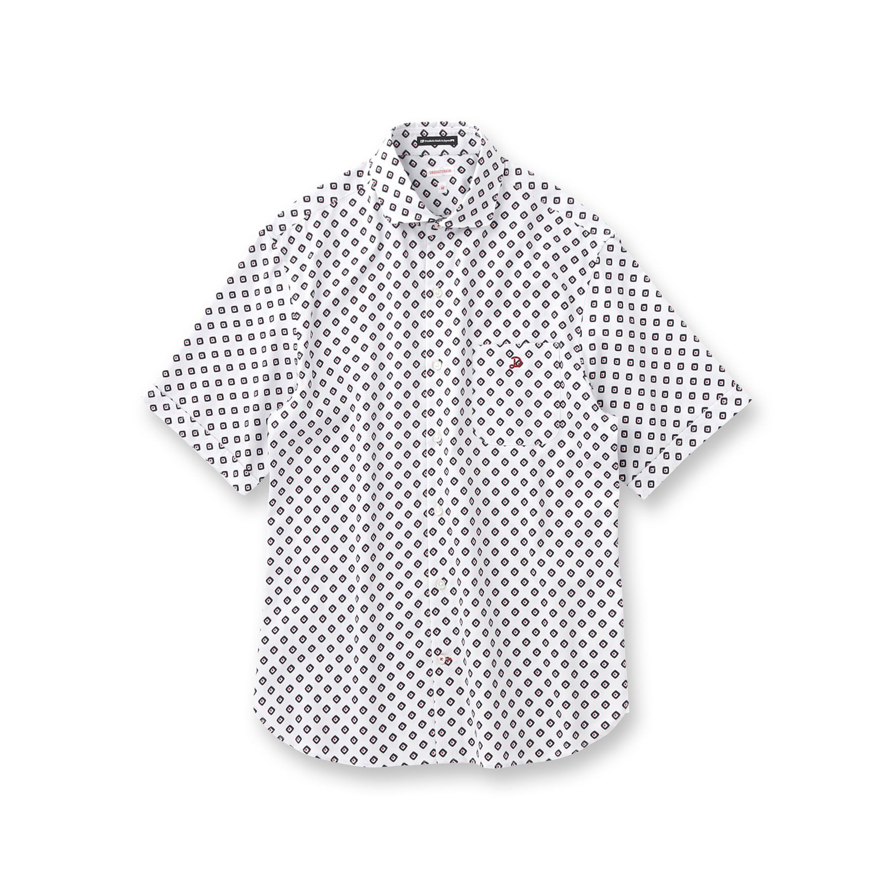 DRESSTERIOR「ポートベロープリント ショートスリーブシャツ」|シャツ・ブラウス|