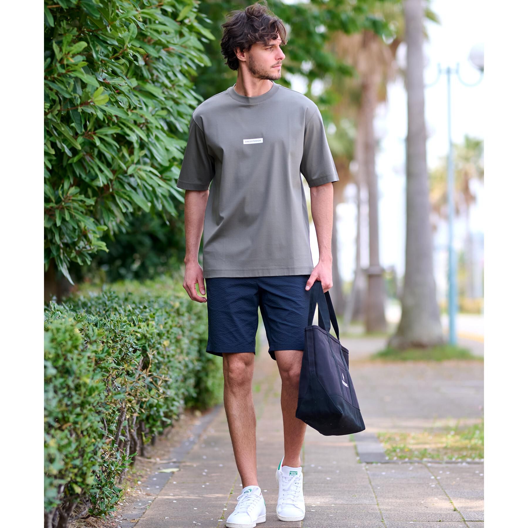 DRESSTERIOR「【接触冷感／抗菌防臭／消臭】ICE CLEAR COTTON NINEストリートTシャツ」|Tシャツ・カットソー|