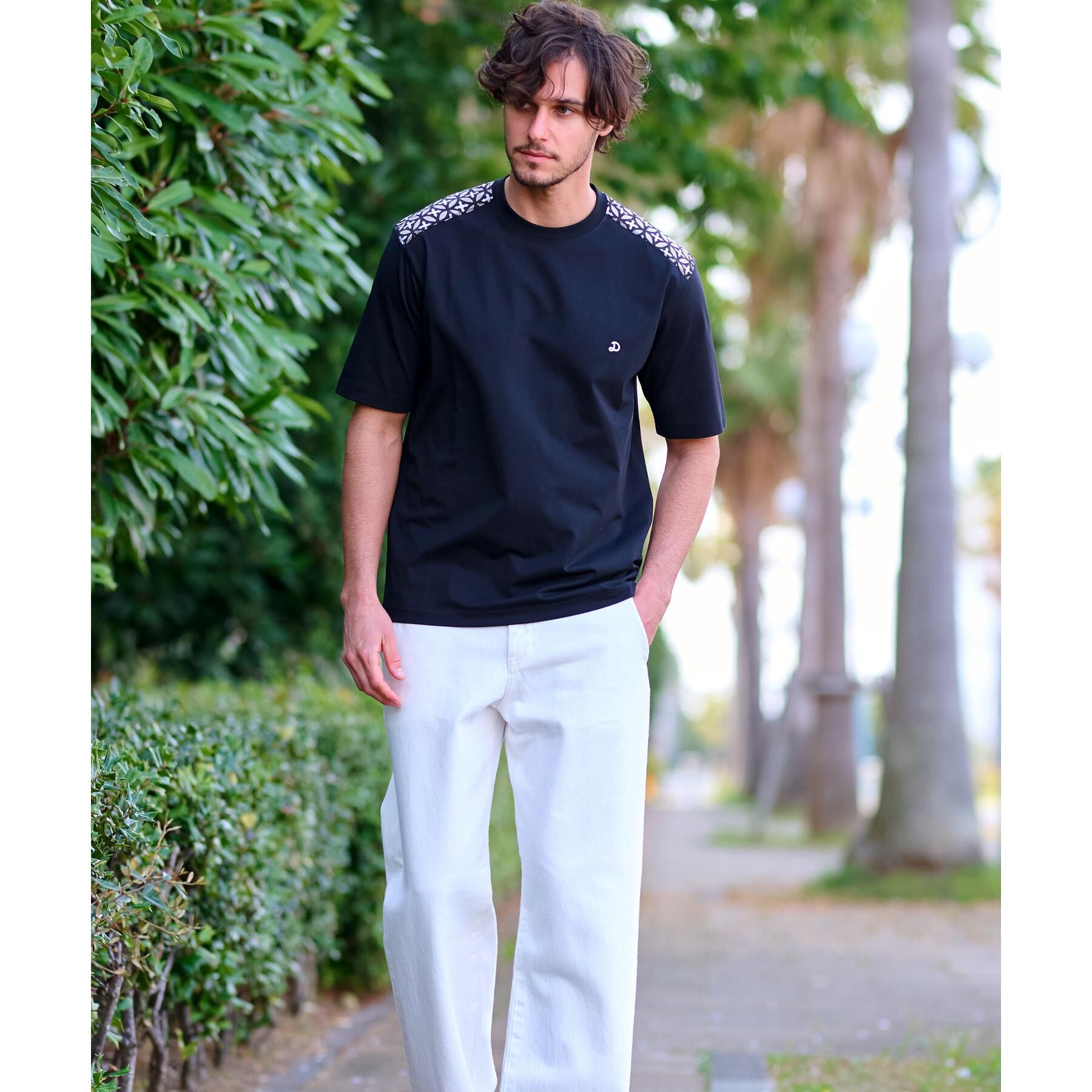 DRESSTERIOR「【接触冷感/UVカット】BACK BREEZE TECH ハーフスリーブTシャツ」|Tシャツ・カットソー|