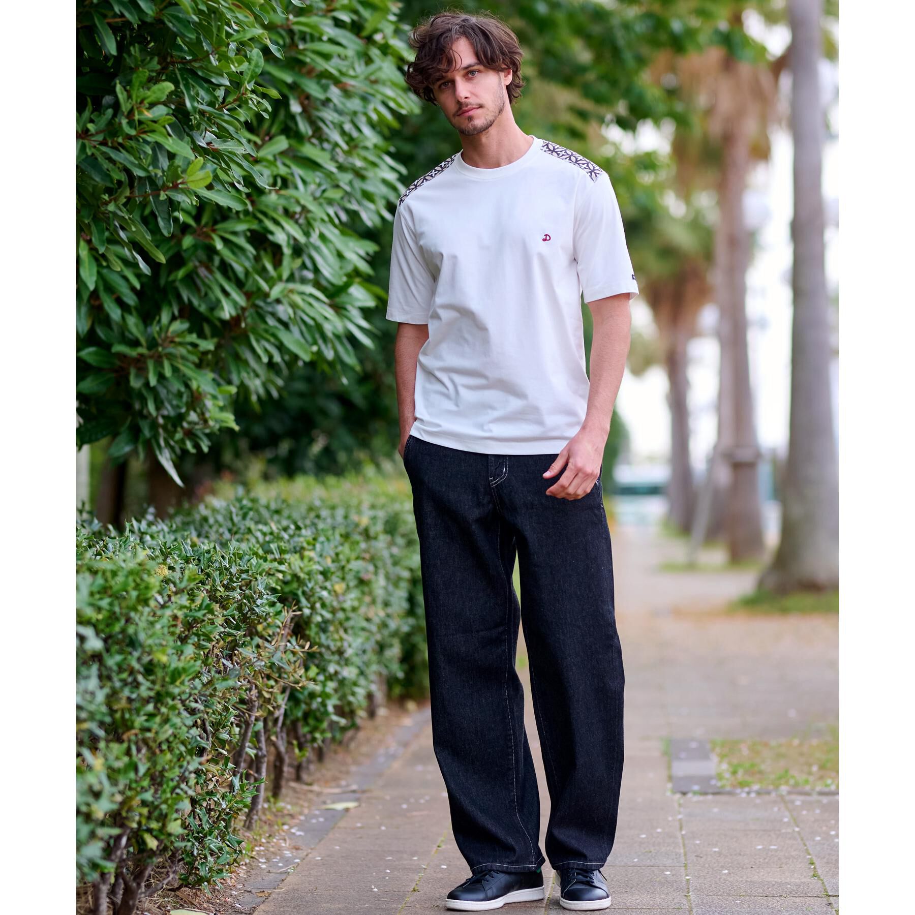 DRESSTERIOR「【接触冷感/UVカット】BACK BREEZE TECH ハーフスリーブTシャツ」|Tシャツ・カットソー|
