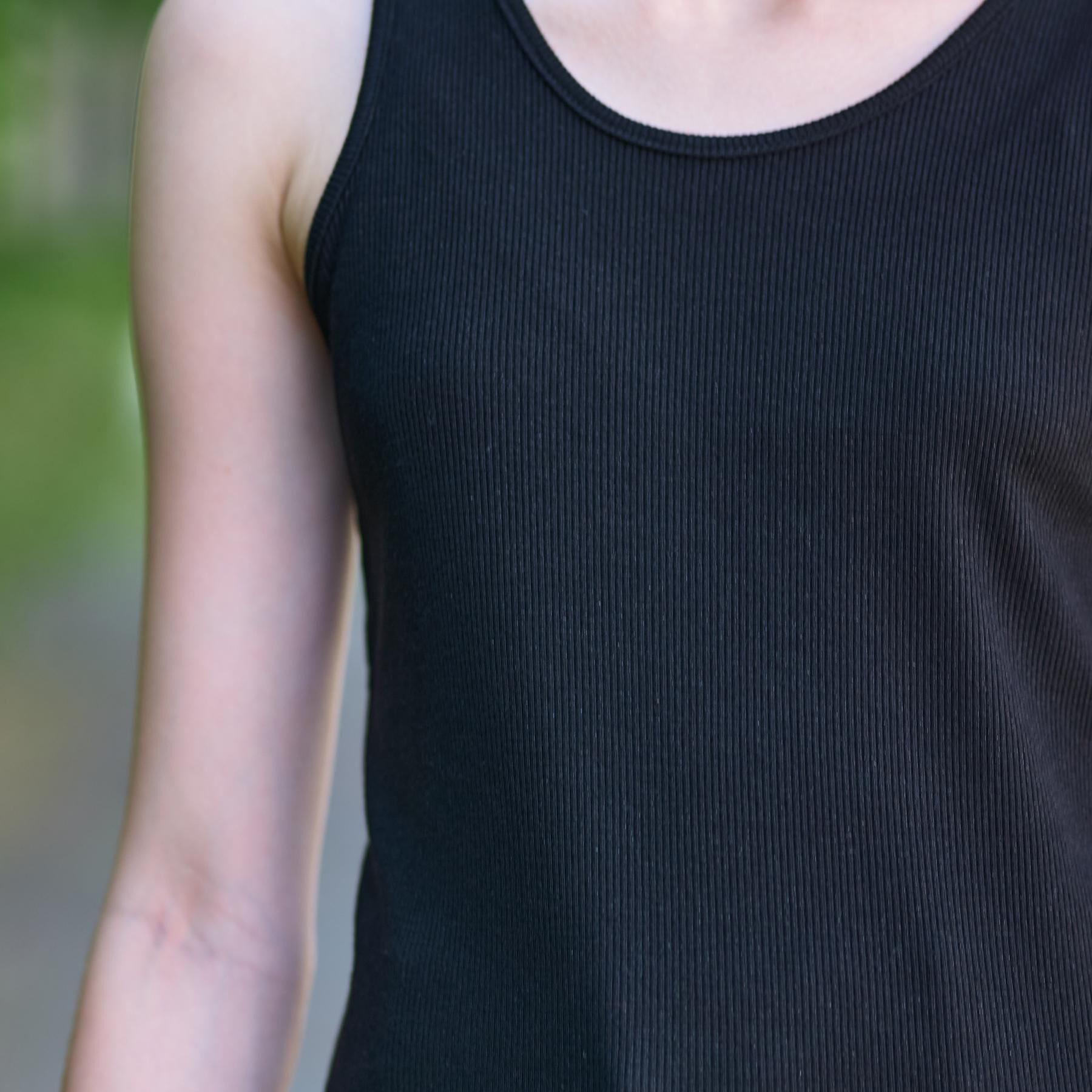 DRESSTERIOR「ラメテレコレギュラータンクトップ」|キャミソール|