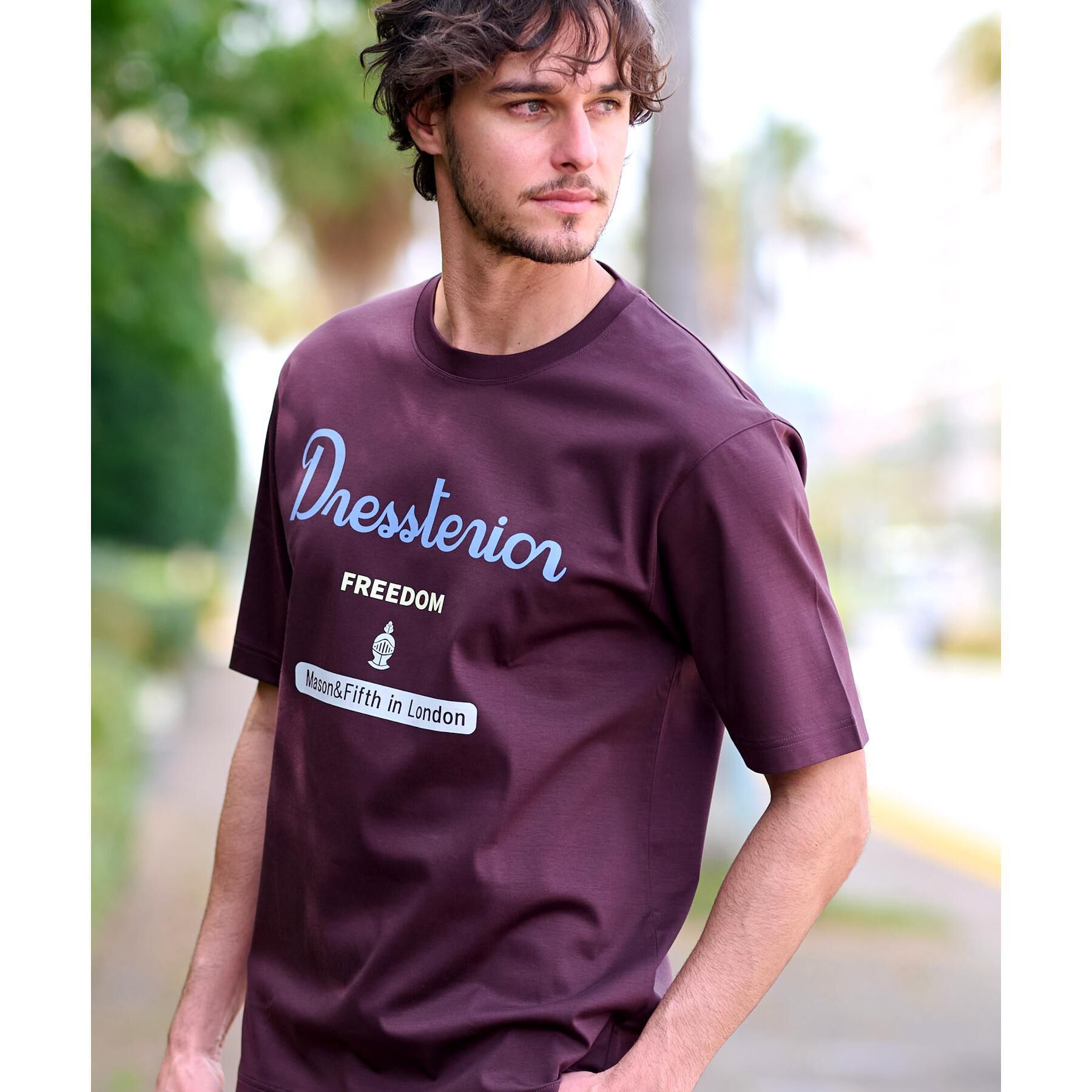 DRESSTERIOR「【接触冷感/抗菌防臭/消臭】ICE CLEAR COTTON ロゴT」|Tシャツ・カットソー|