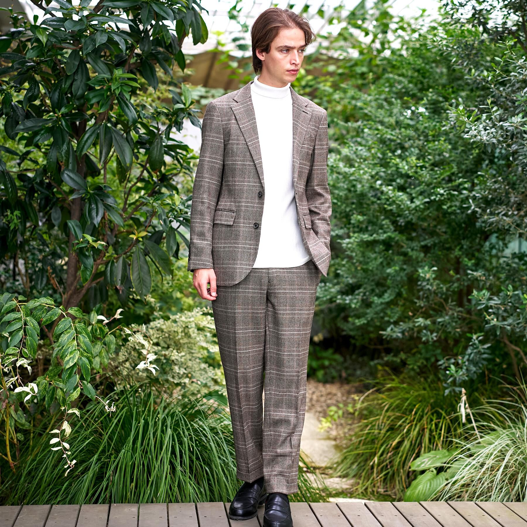 DRESSTERIOR「【セットアップ可】ヨーロピアン グレンチェックトラウザーズ」|その他|