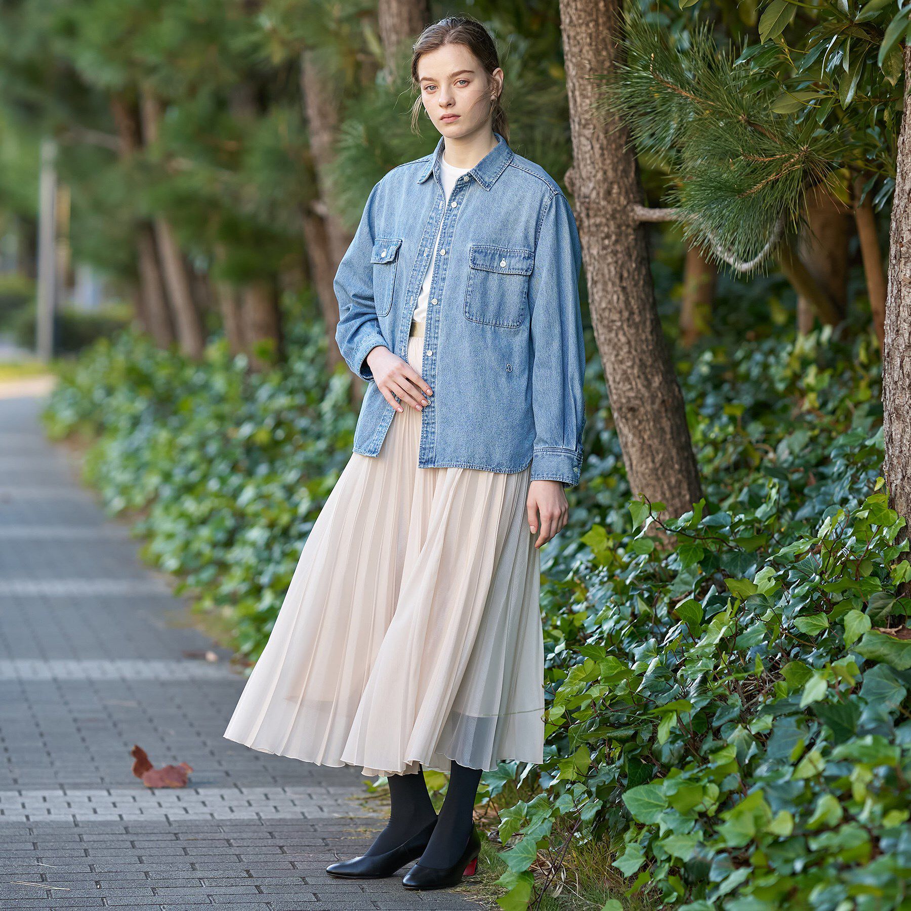 DRESSTERIOR「ライトオンスデニムシャツ」|シャツ・ブラウス|