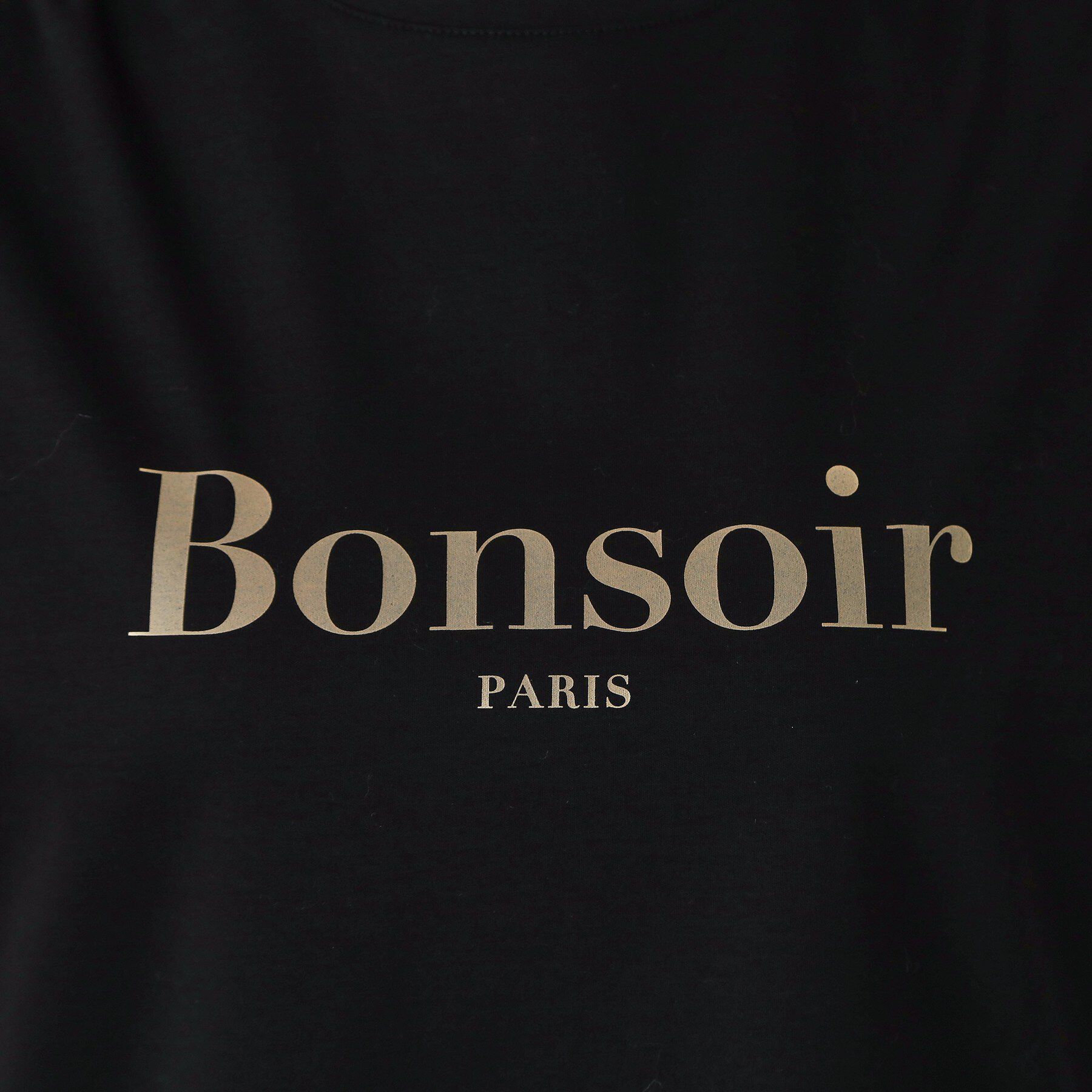 DRESSTERIOR「【接触冷感／抗菌防臭／消臭】アイスクリアコットン Bonsoir ロゴTシャツ」|Tシャツ・カットソー|
