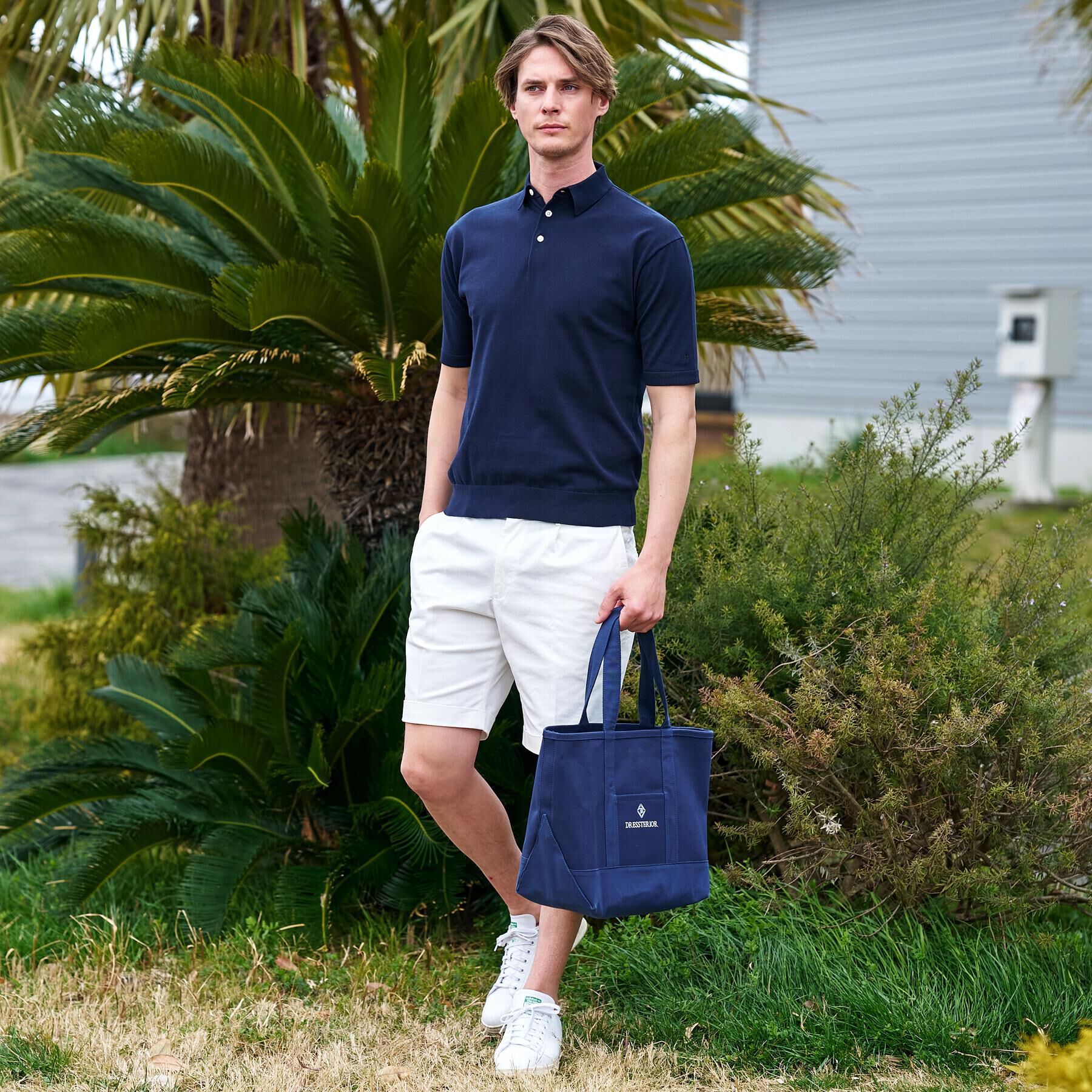 DRESSTERIOR「【干場義雅&times;DRESSTERIOR】ニットポロシャツ」|ニット・セーター|