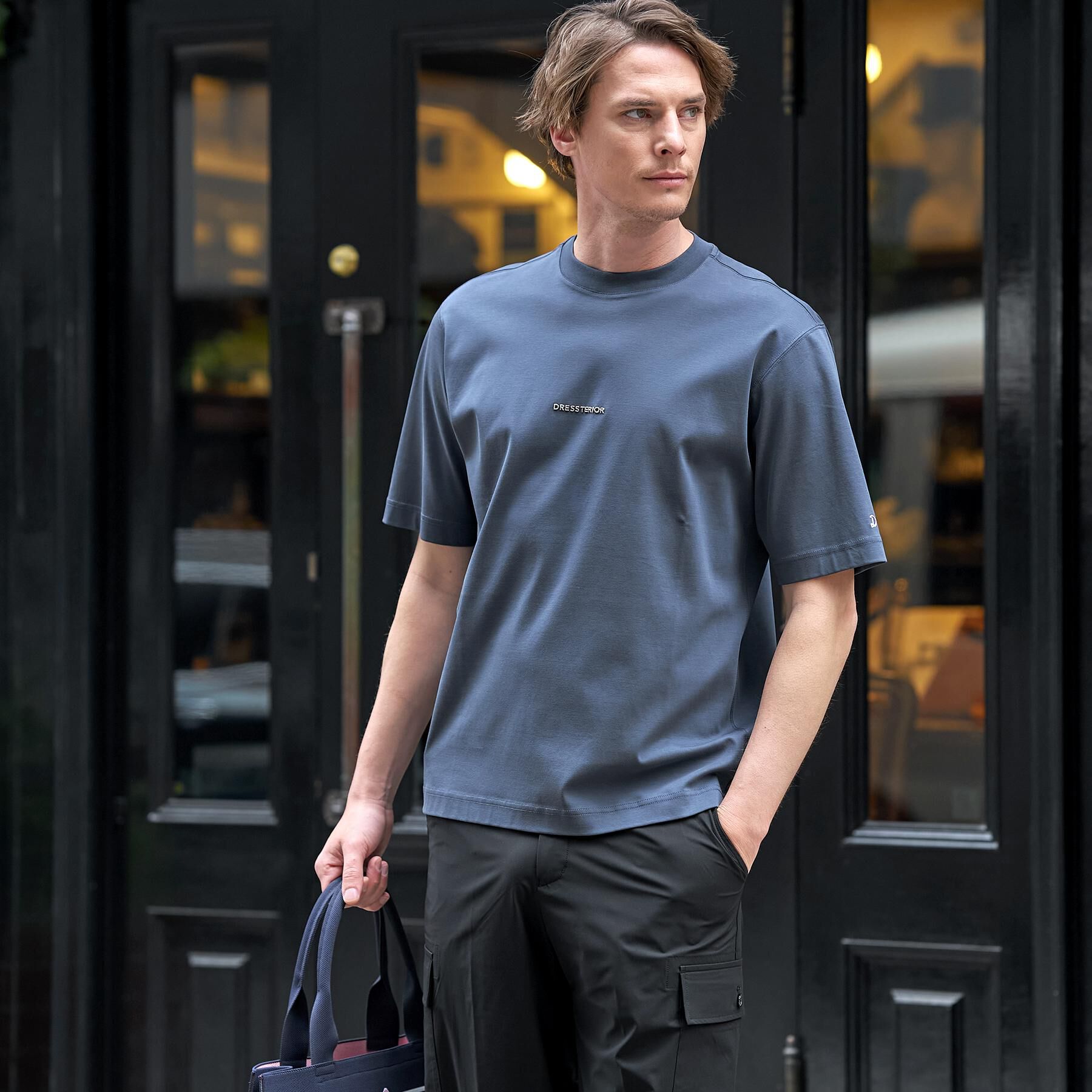 DRESSTERIOR「【接触冷感／抗菌防臭／消臭】ICE CLEAR COTTON NINEストリートTシャツ」|Tシャツ・カットソー|