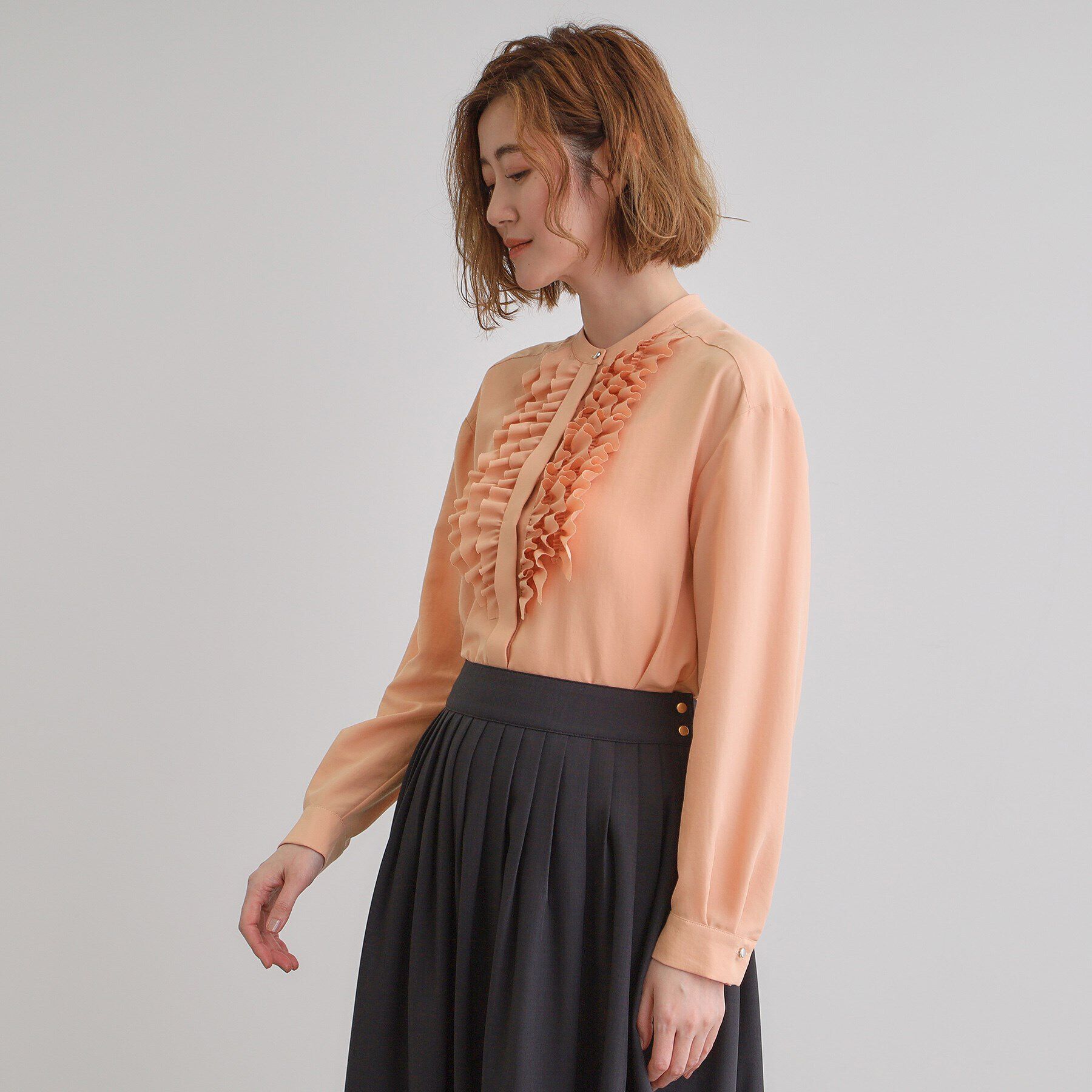 grove「スパンビンテージフリルブラウス」|シャツ・ブラウス|