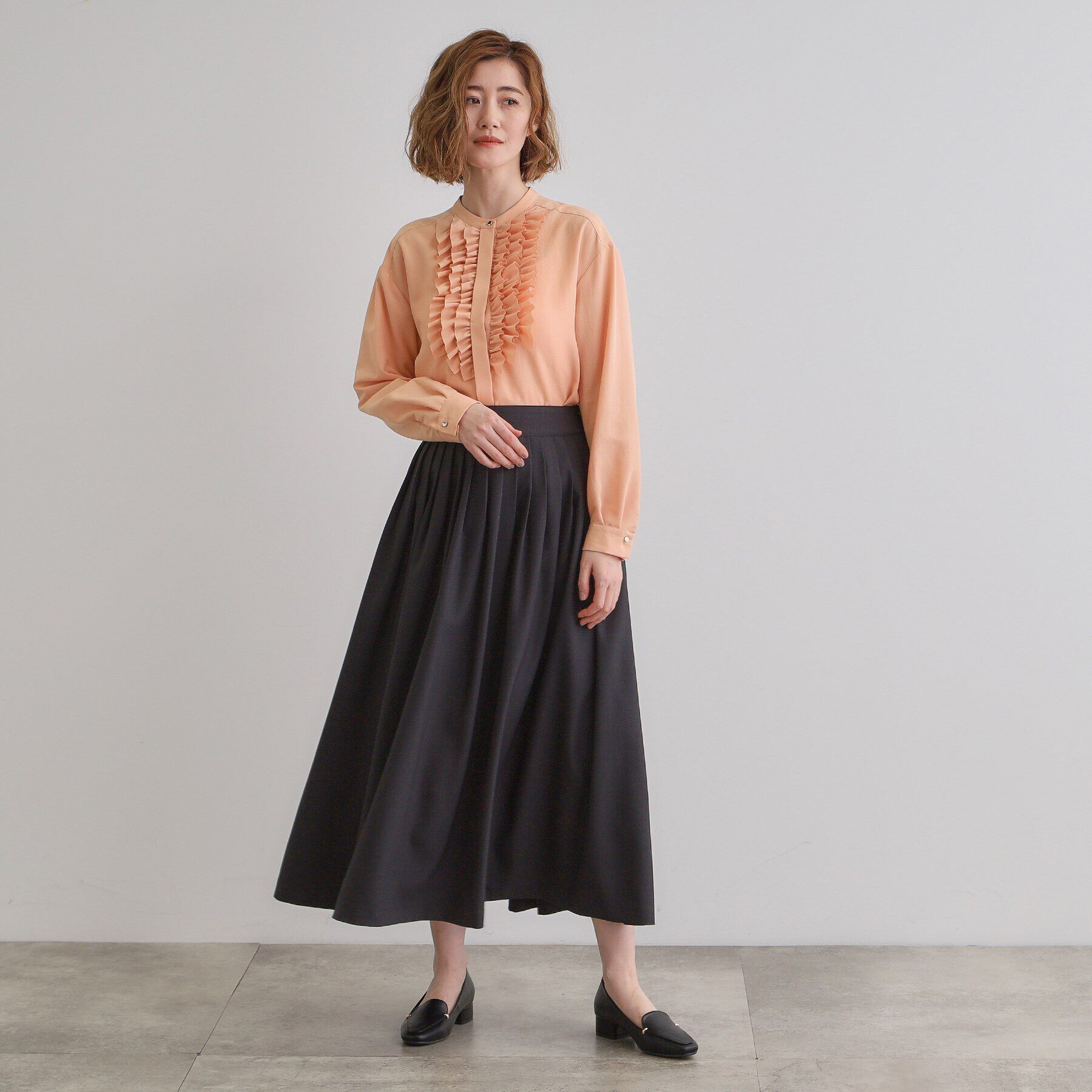 grove「スパンビンテージフリルブラウス」|シャツ・ブラウス|