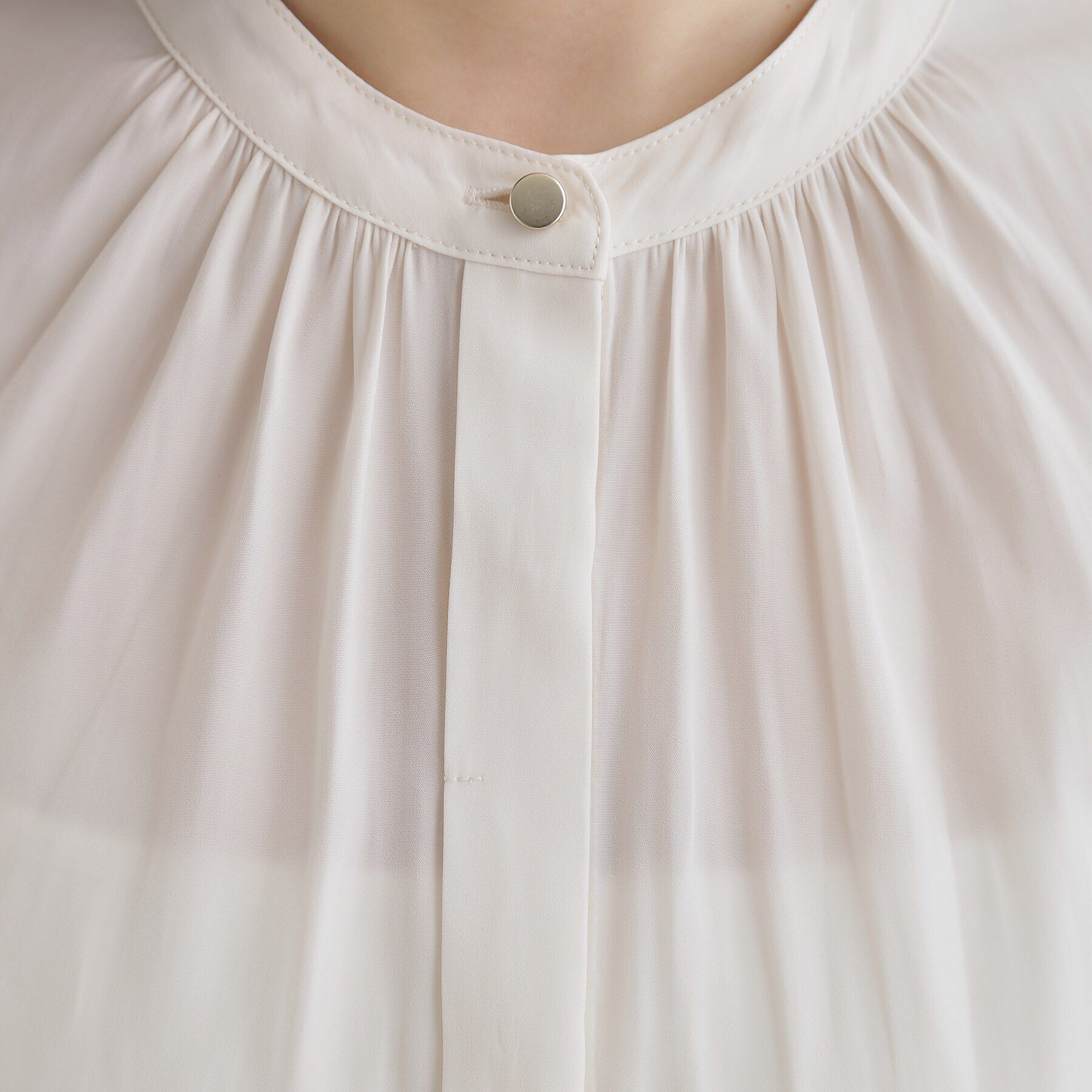 grove「【洗える】ヴィンテージサテンウイングスリーブブラウス」|シャツ・ブラウス|