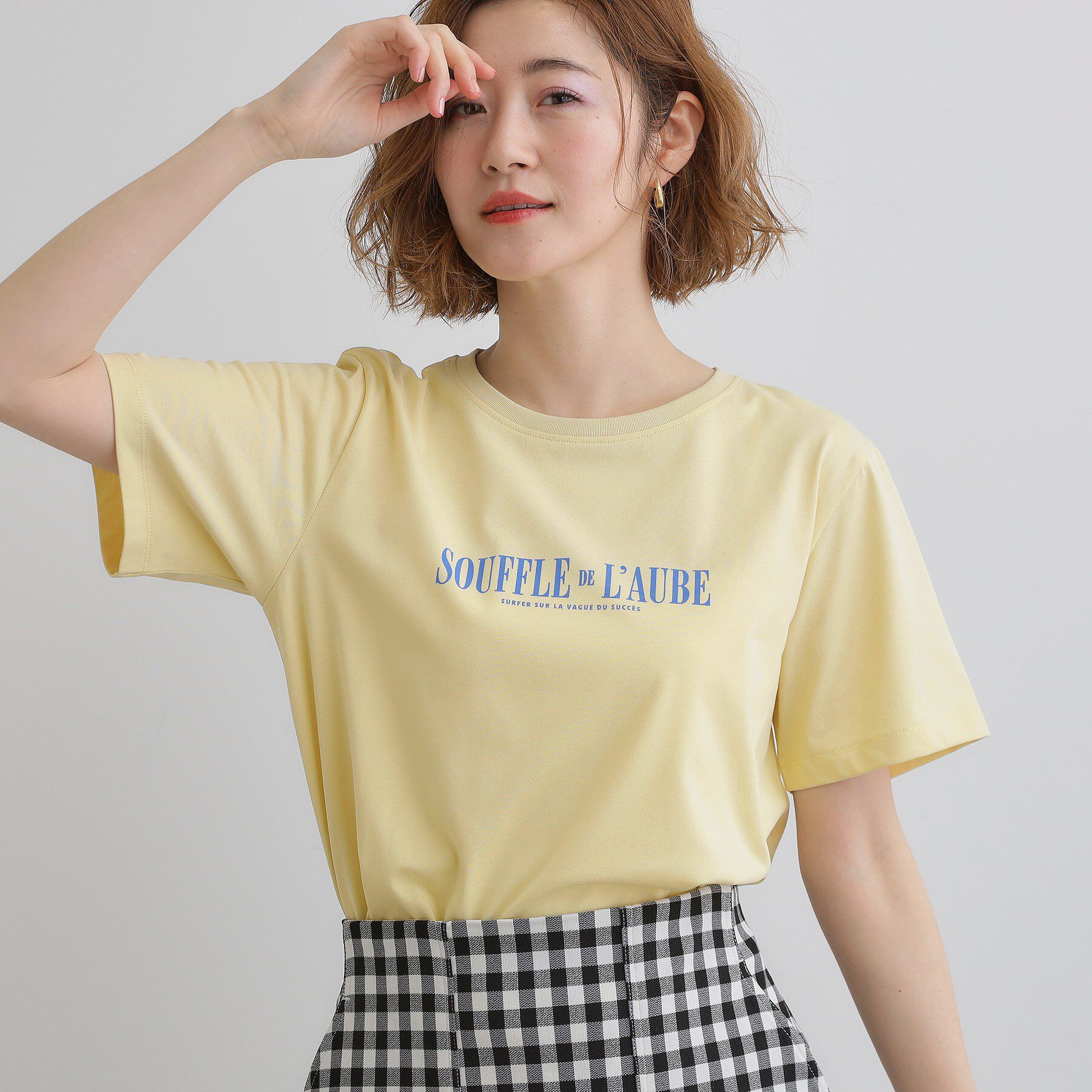grove「【UVカット・接触冷感】ベーシックロゴTシャツ」|Tシャツ・カットソー|