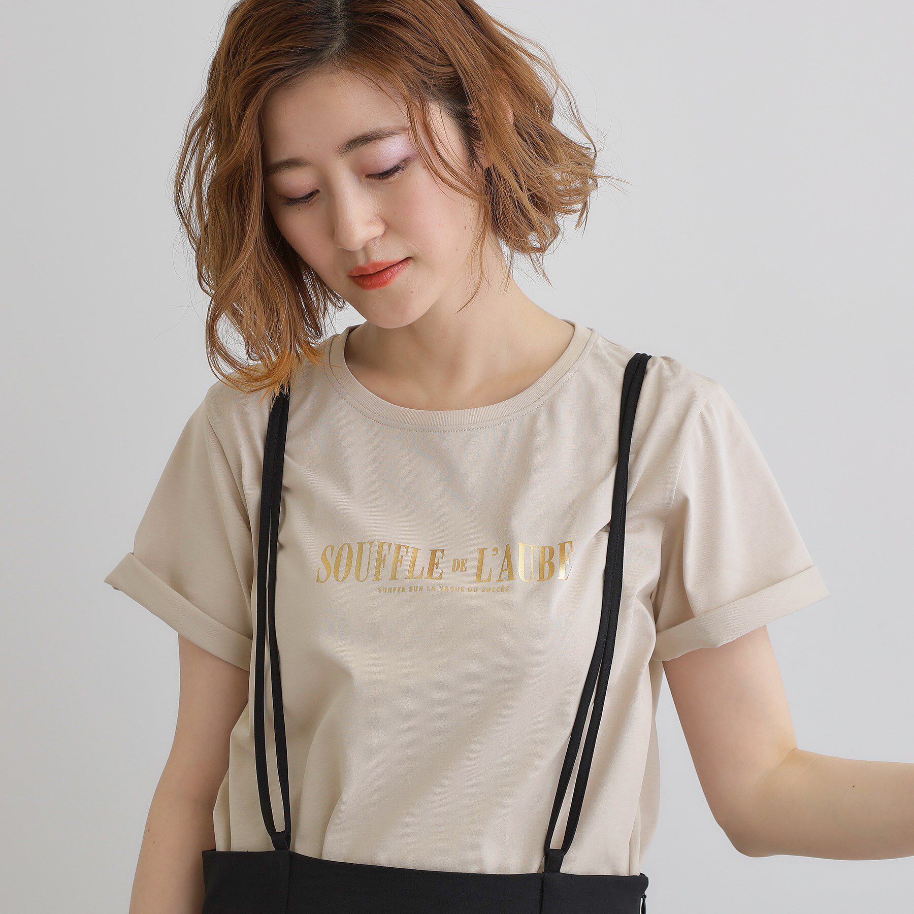 grove「【UVカット・接触冷感】ベーシックロゴTシャツ」|Tシャツ・カットソー|