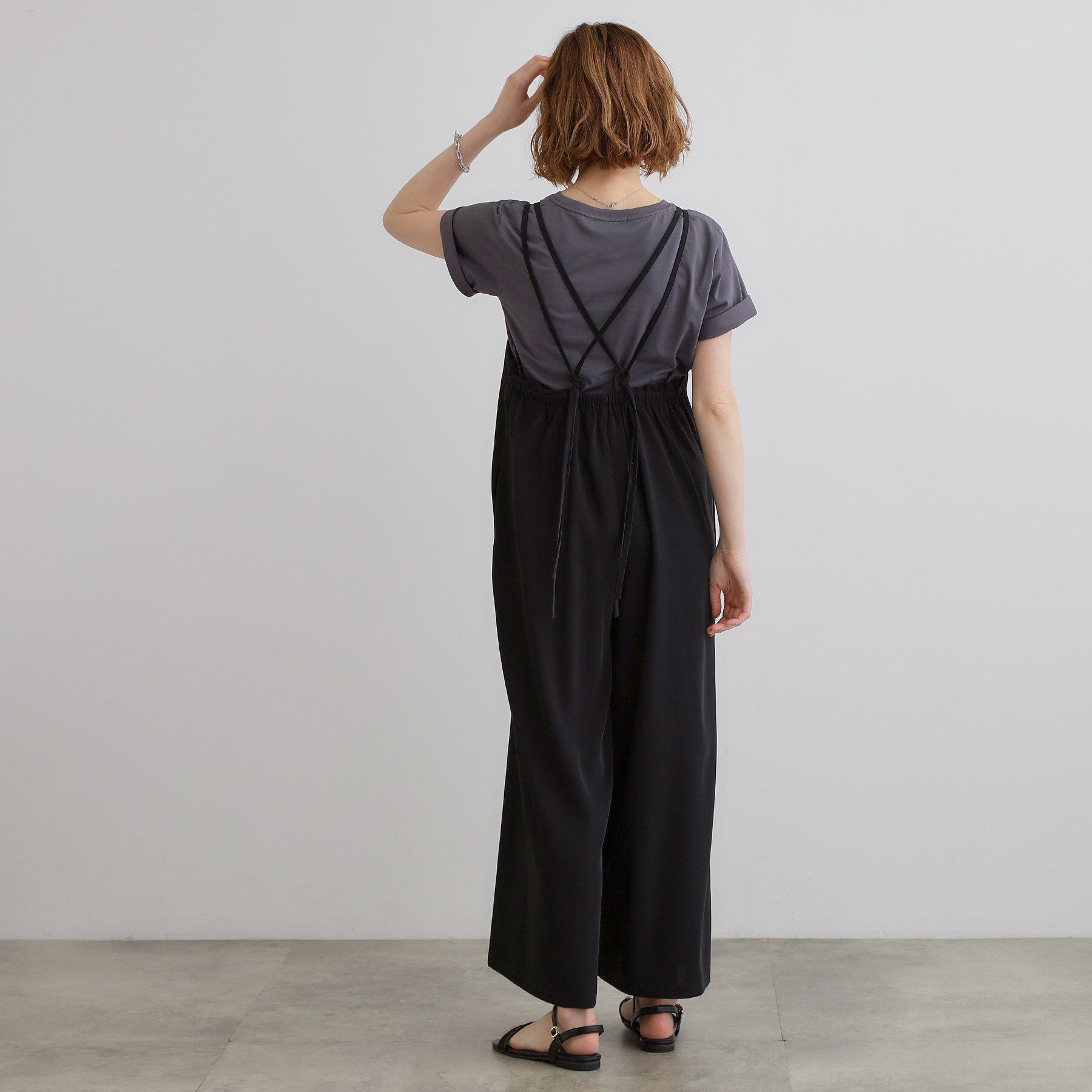 grove「一枚でこなれる、大人のイージーサロペット」|オールインワン|