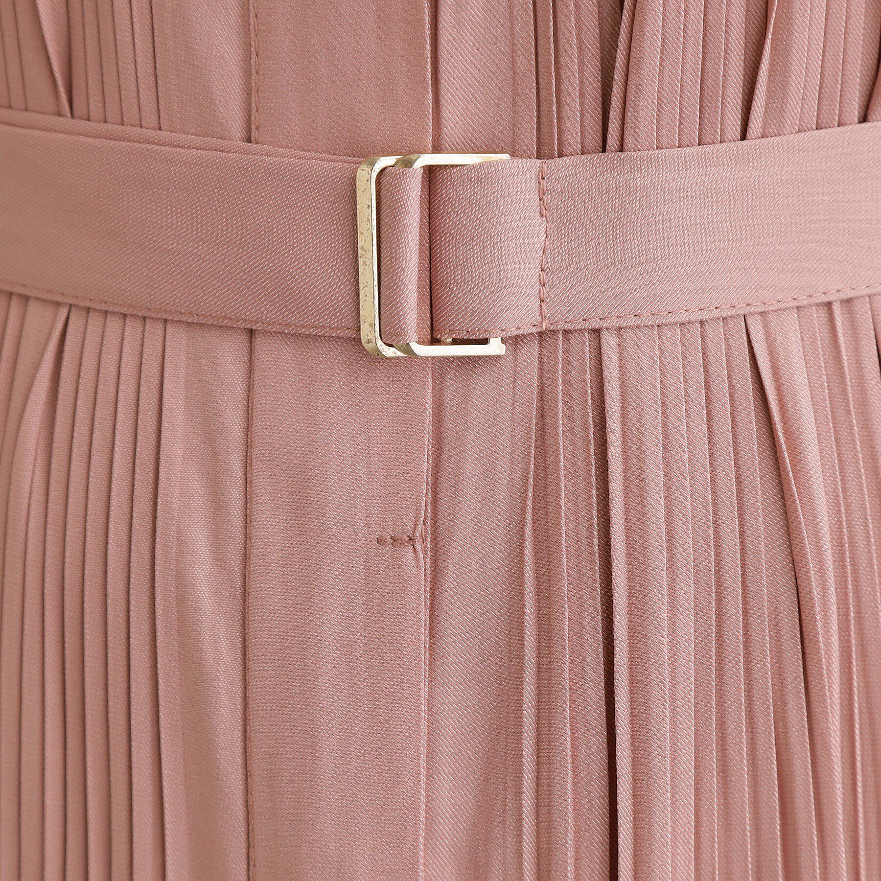 grove「贅沢プリーツが華やかなシャンブレープリーツワンピース」|ワンピース|