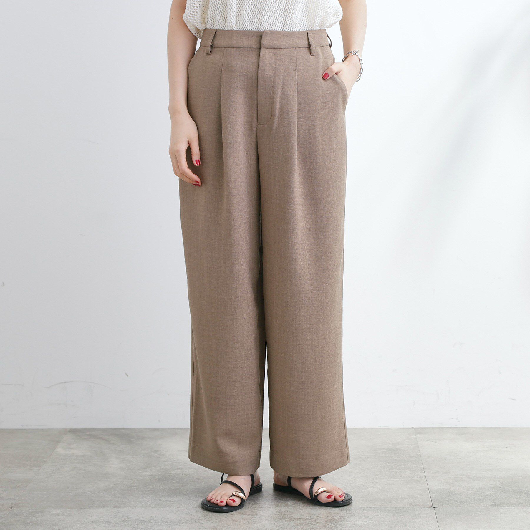 grove「ロープベルトで差がつく 洗練リラックスパンツ」|その他|