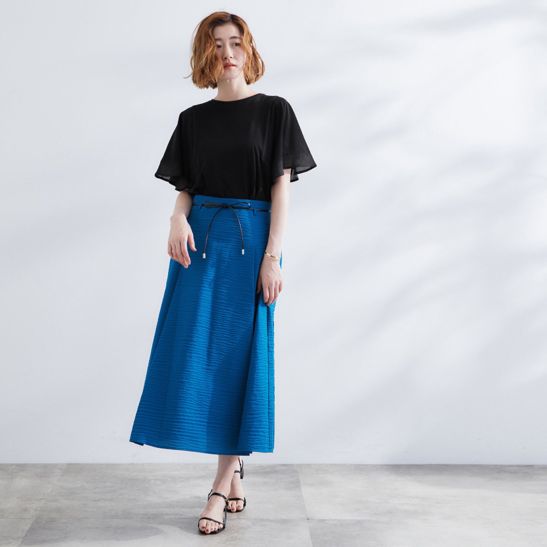 grove「【UVカット/二の腕カバー】1枚で着映えするフレアスリーブデザイン」|Tシャツ・カットソー|