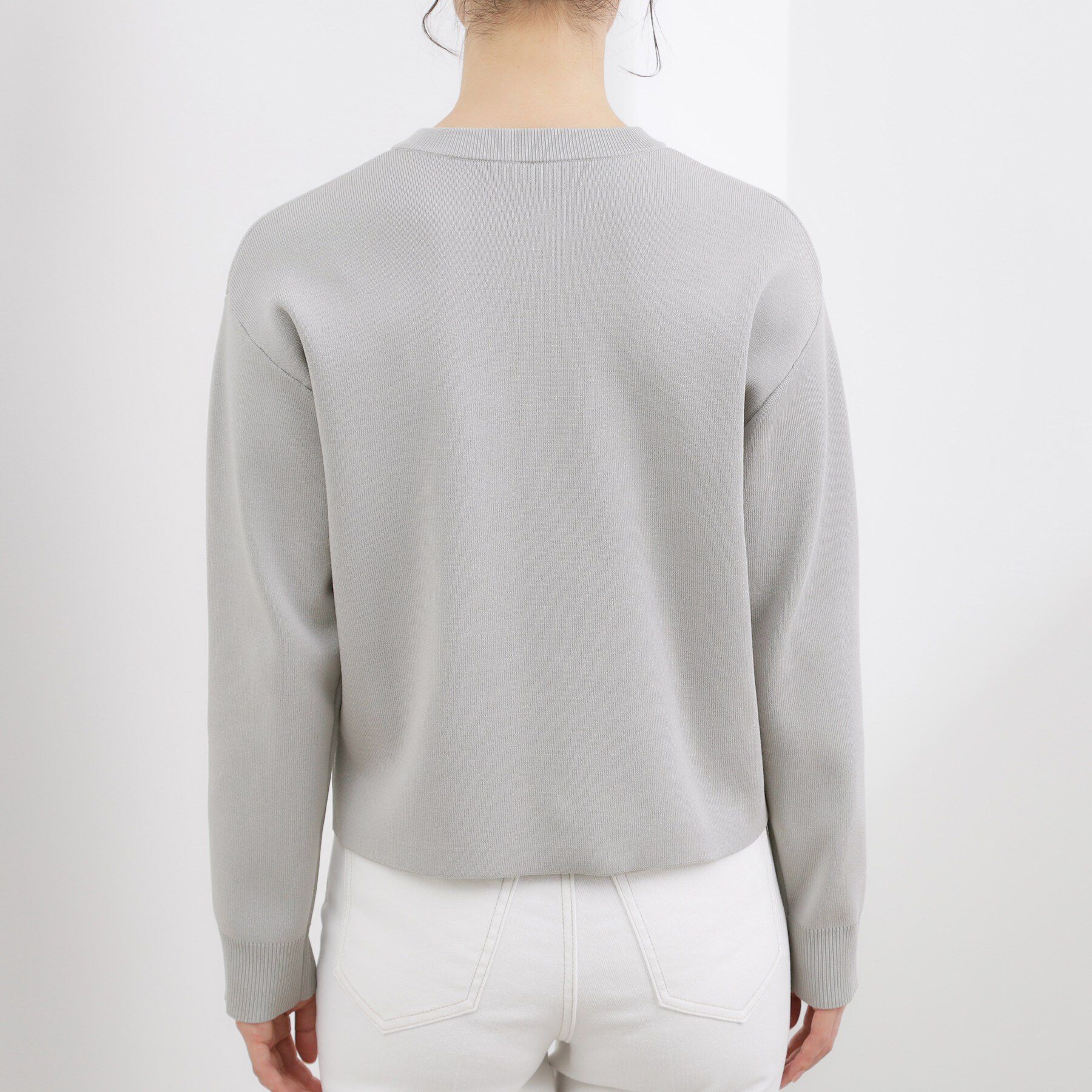 grove「【SETUP対応】パール調釦ニットカーディガン」|カーディガン|