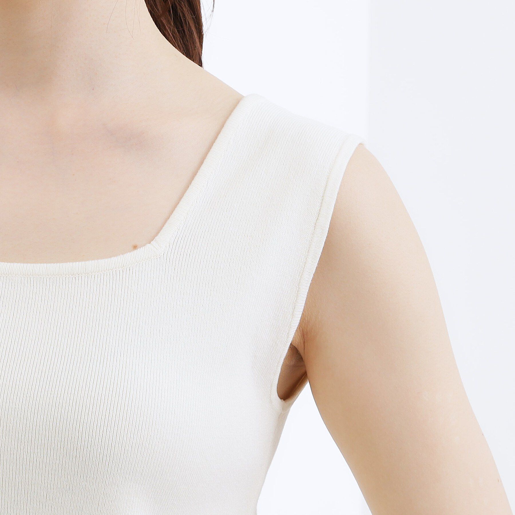 grove「2WAYスクエアニットタンク」|キャミソール|